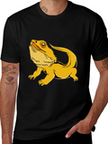 Bearded Dragon Graphic Tee - Cool Reptile Lover T-Shirt