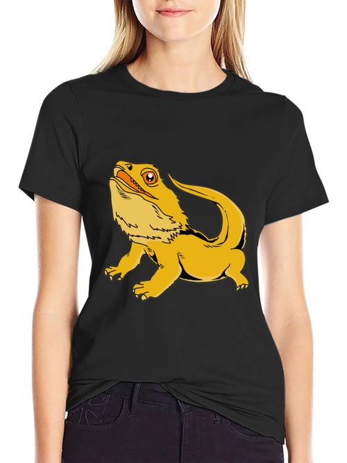 Bearded Dragon Graphic Tee - Cool Reptile Lover T-Shirt
