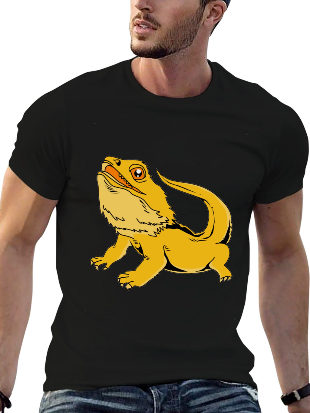 Bearded Dragon Graphic Tee - Cool Reptile Lover T-Shirt