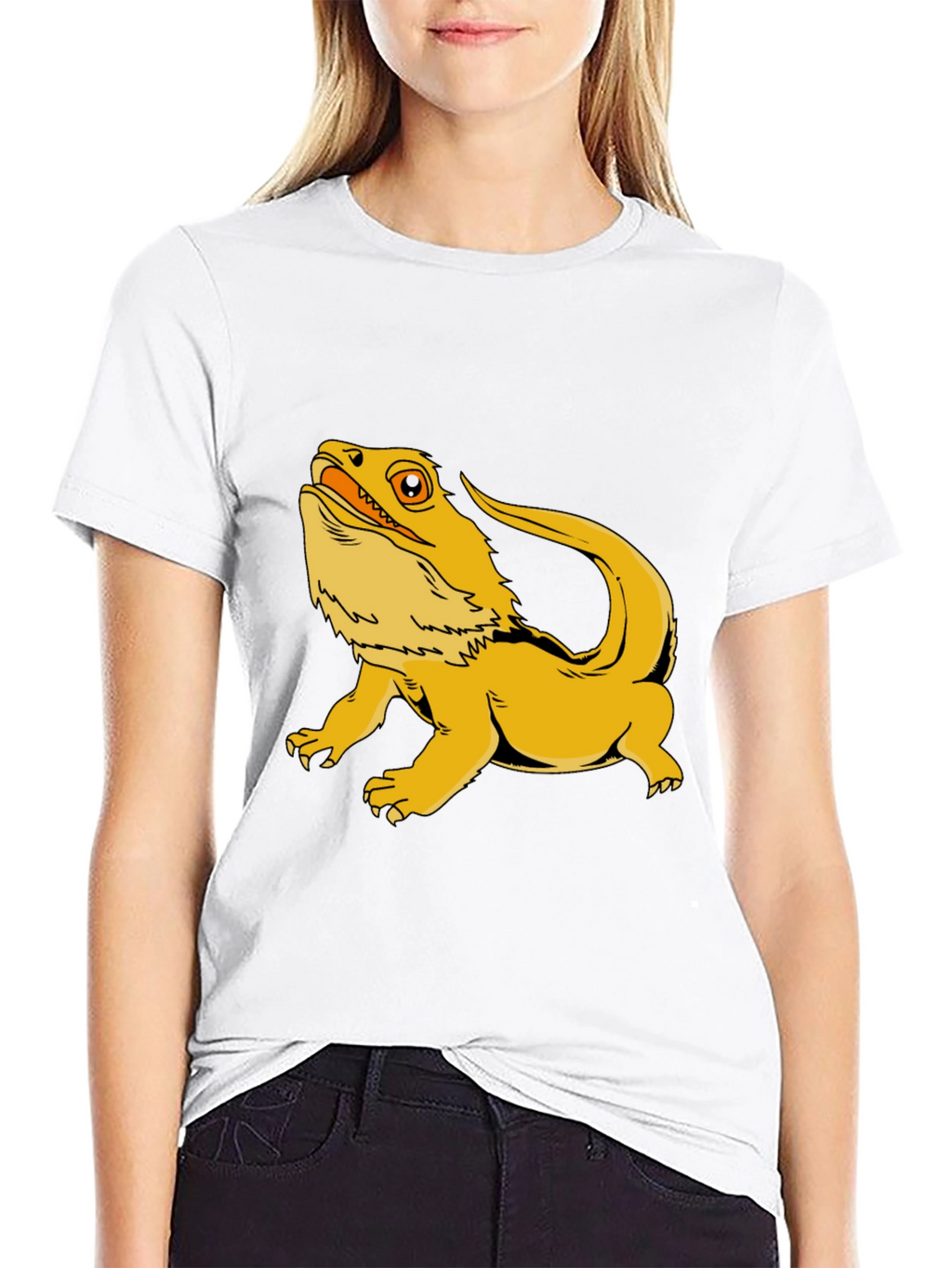 Bearded Dragon Graphic Tee - Cool Reptile Lover T-Shirt