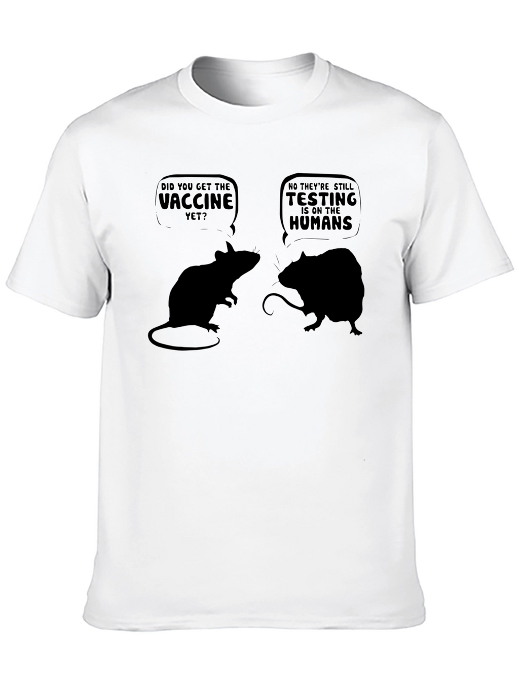 Funny Mice Vaccine T-Shirt
