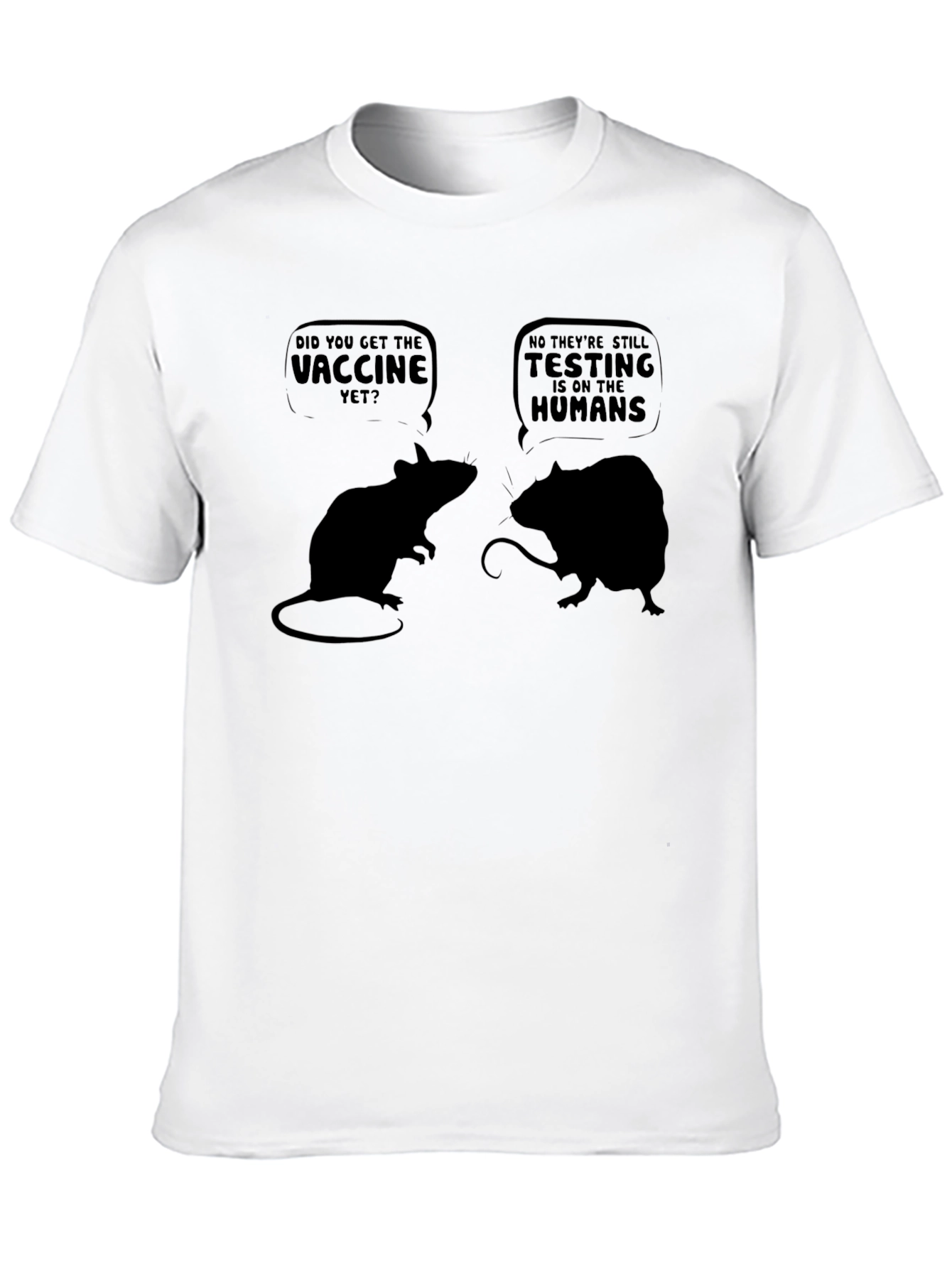 Funny Mice Vaccine T-Shirt
