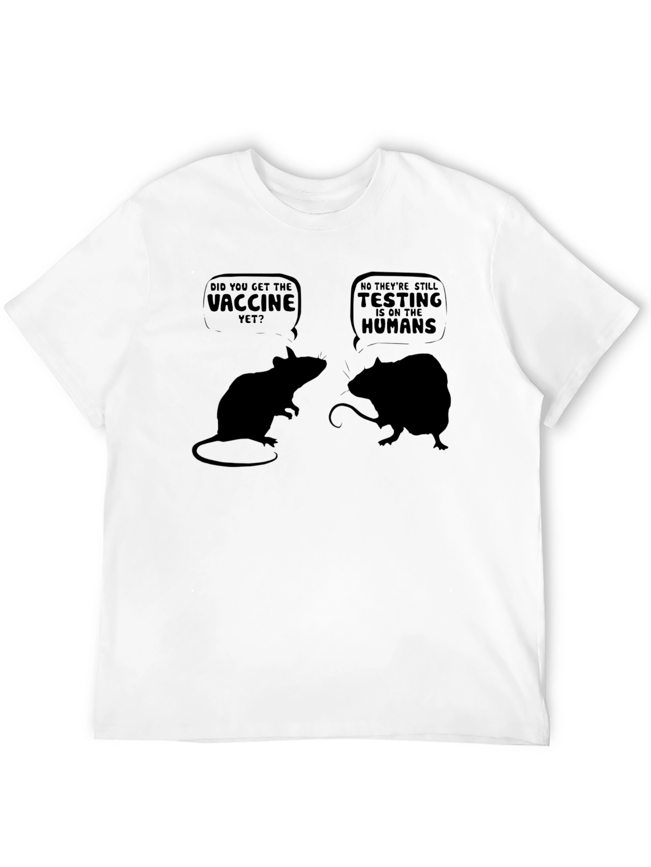 Funny Mice Vaccine T-Shirt