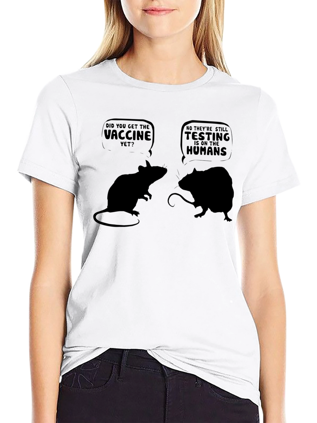 Funny Mice Vaccine T-Shirt