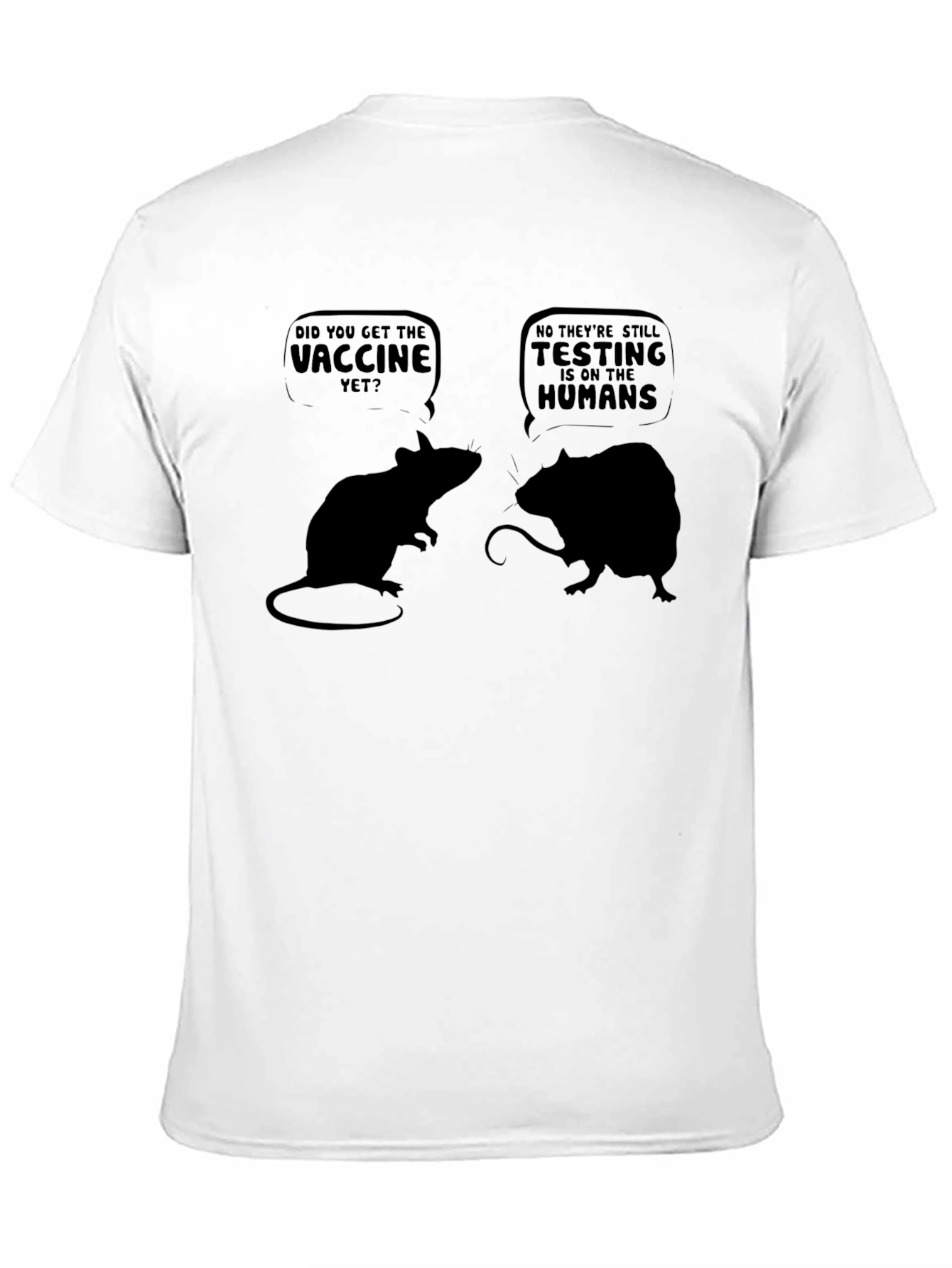 Funny Mice Vaccine T-Shirt