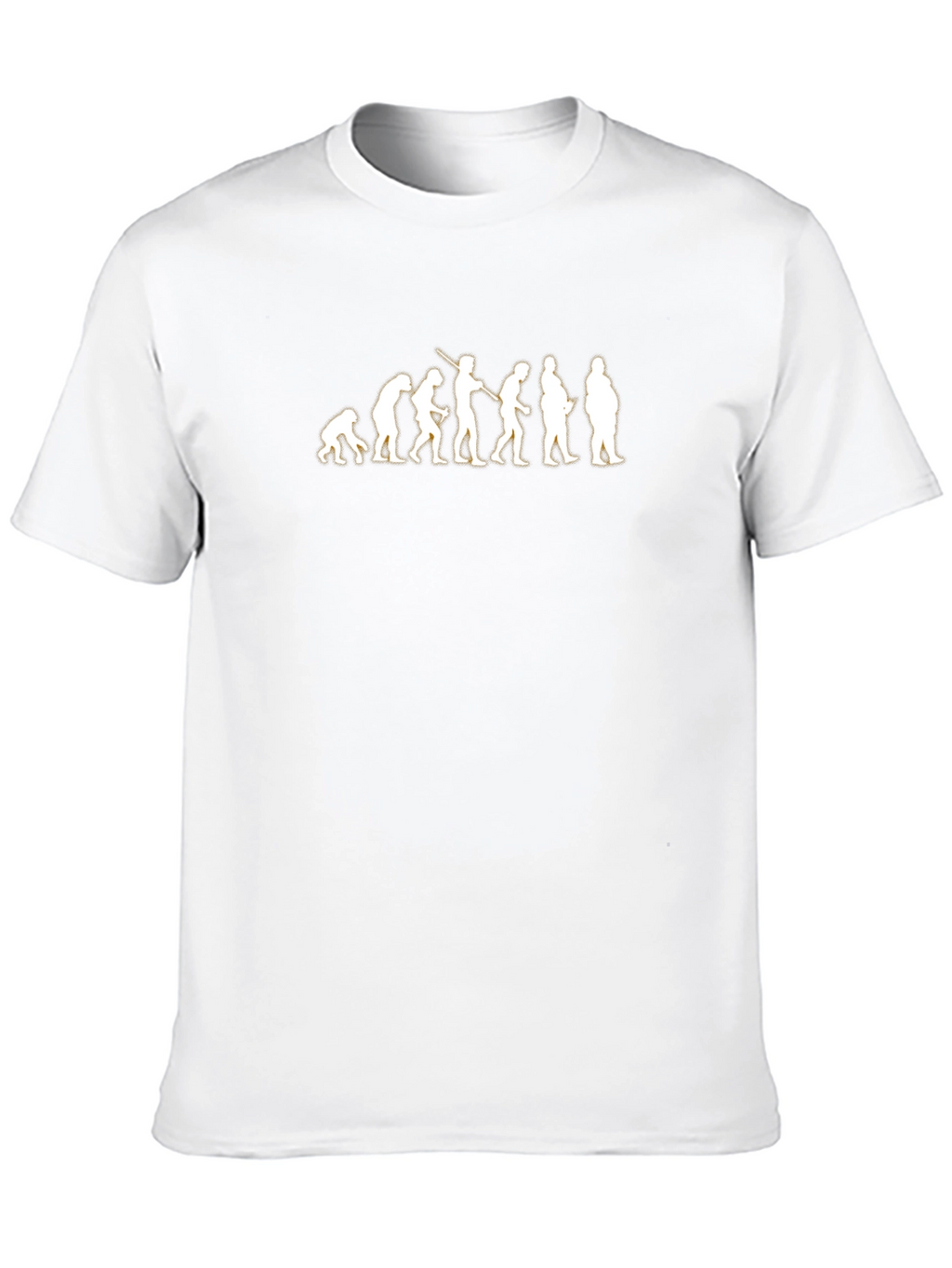 Evolution of Man Graphic Tee - Black T-Shirt