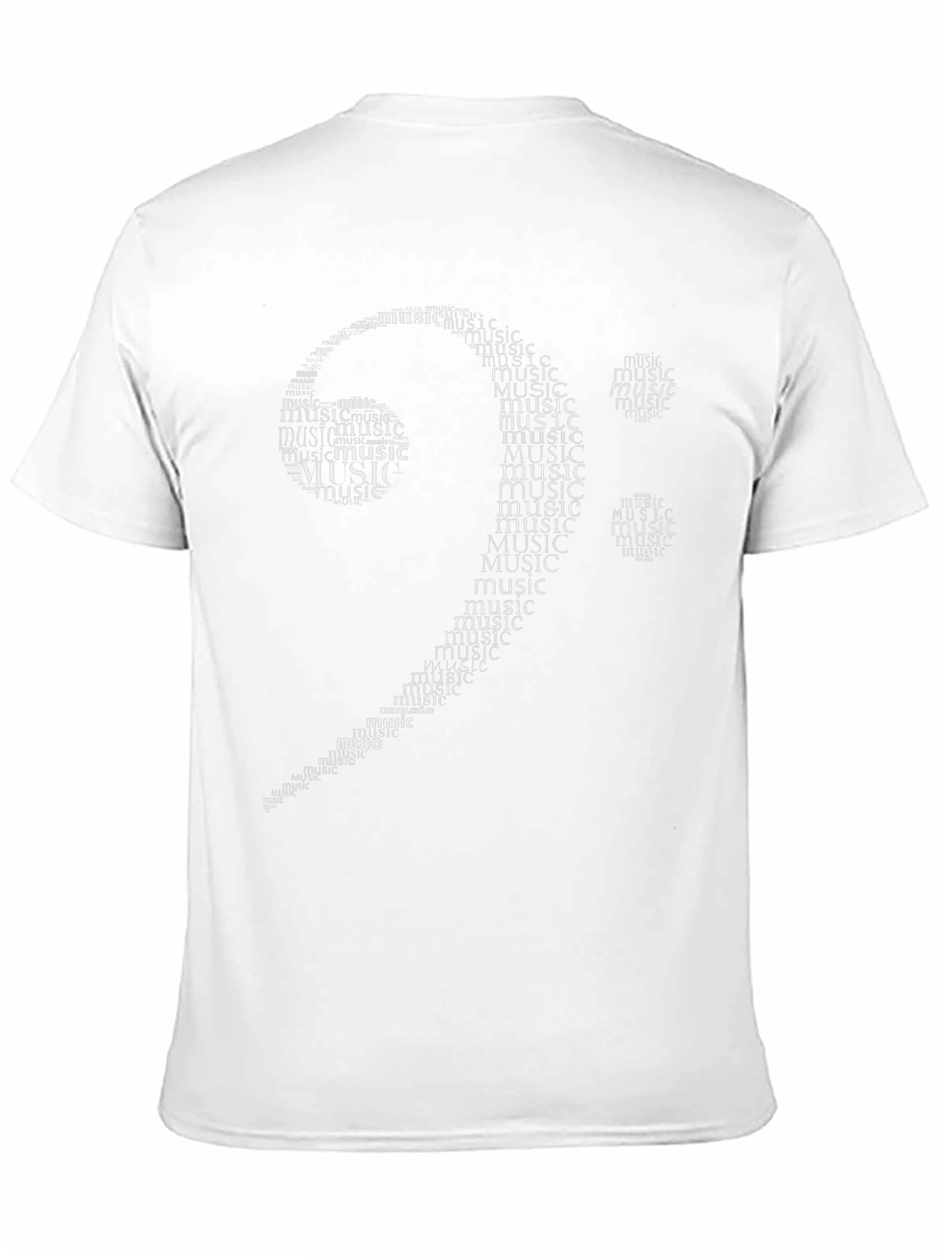 Music Note Word Art T-Shirt