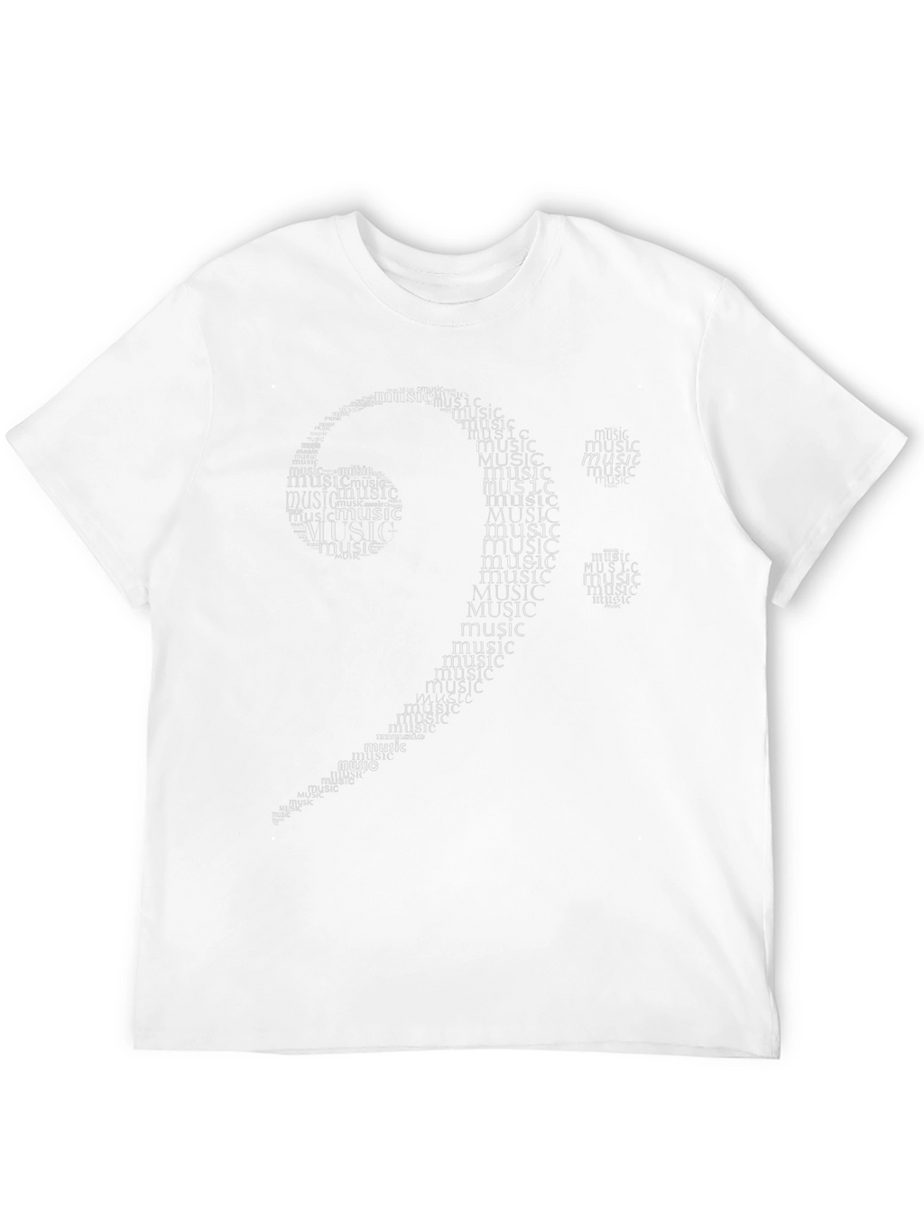 Music Note Word Art T-Shirt