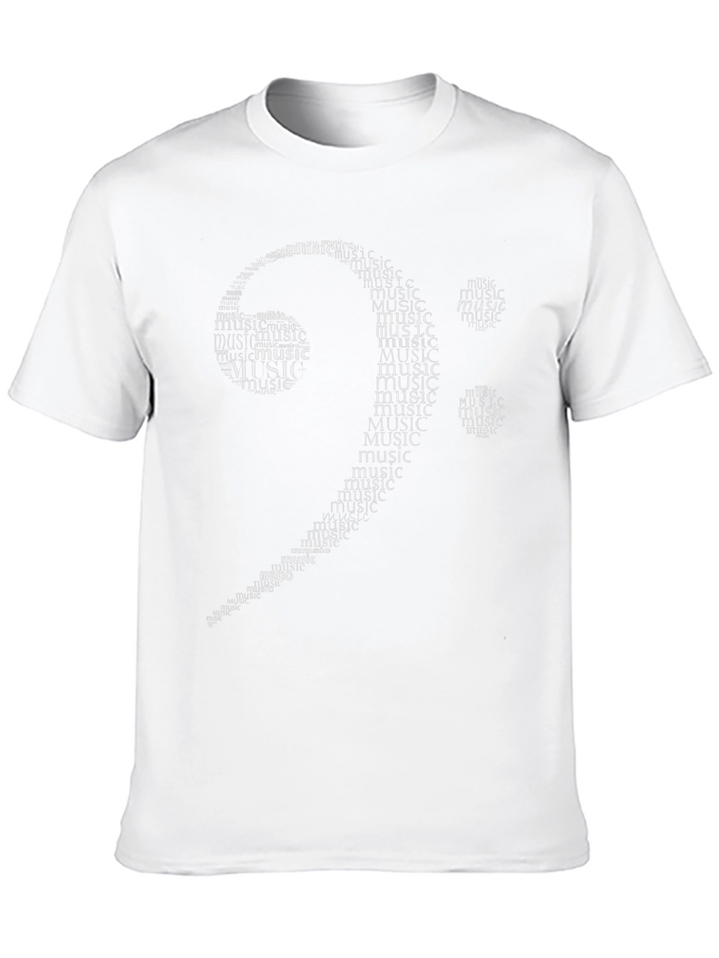 Music Note Word Art T-Shirt