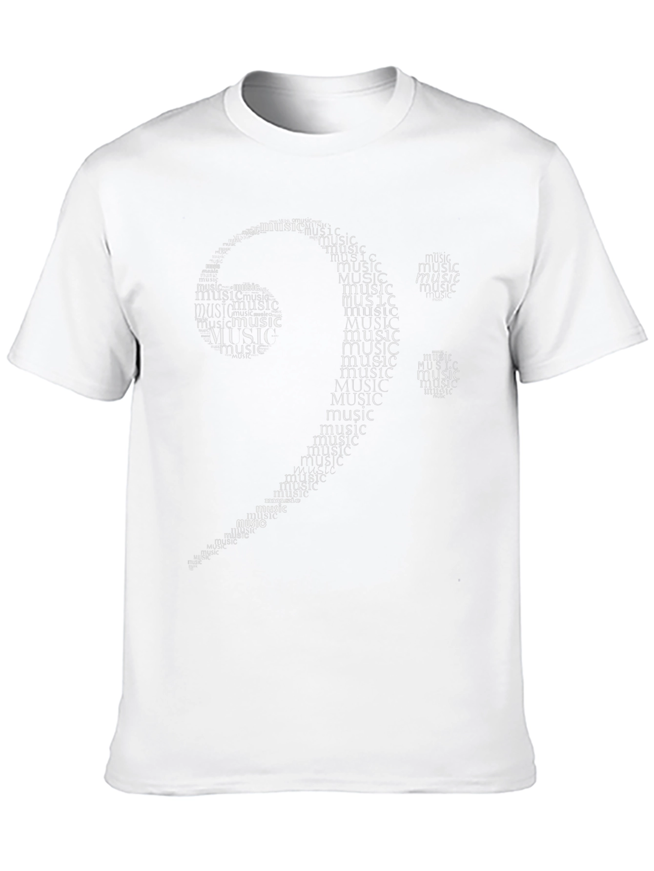 Music Note Word Art T-Shirt