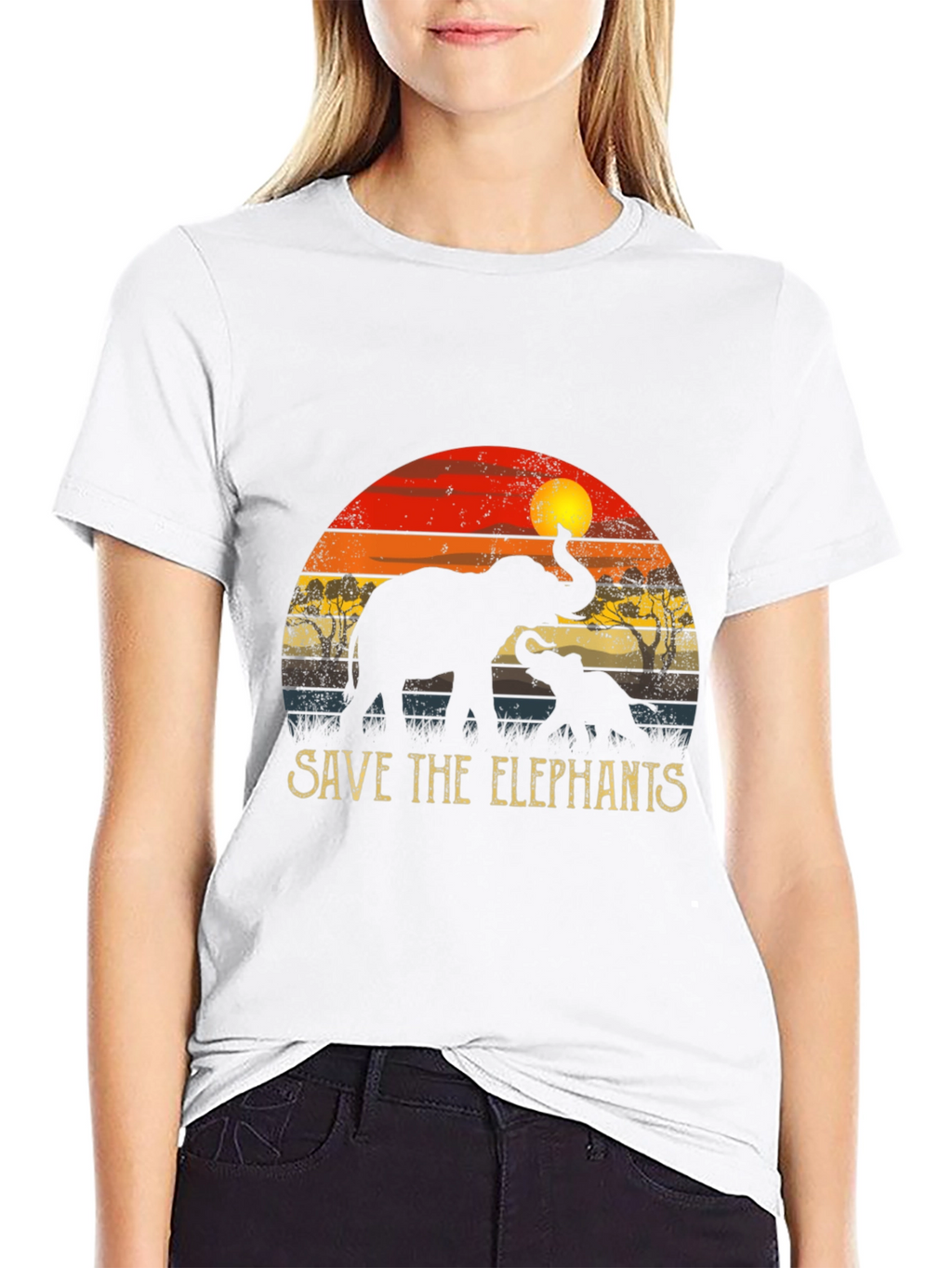 Save the Elephants Graphic T-Shirt