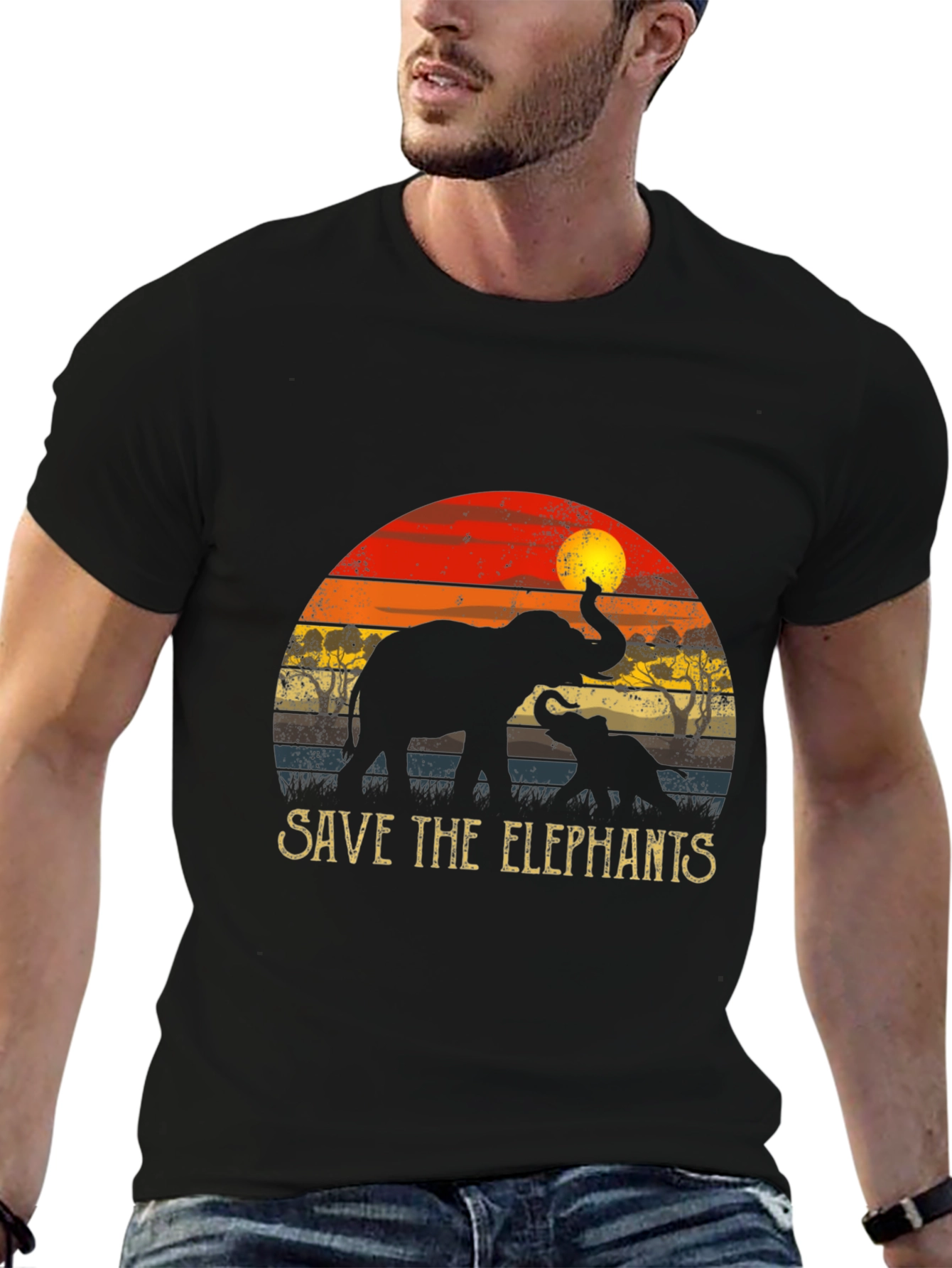 Save the Elephants Graphic T-Shirt