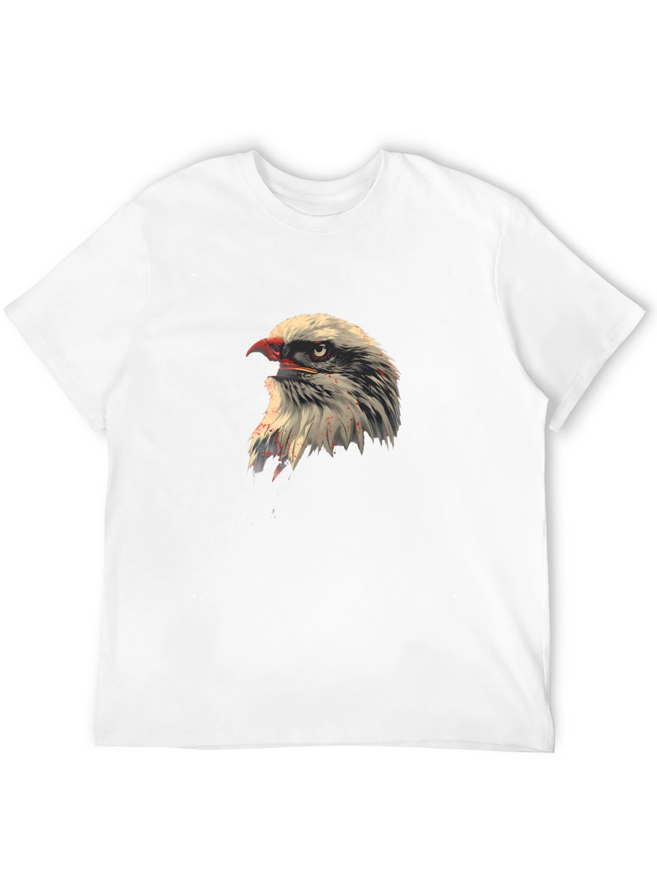 Eagle Head Graphic Black T-Shirt