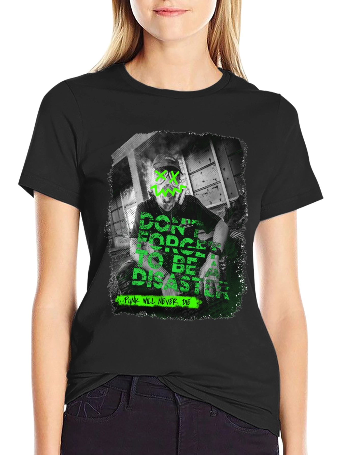 Edgy Graphic T-Shirt: Punk Will Never Die