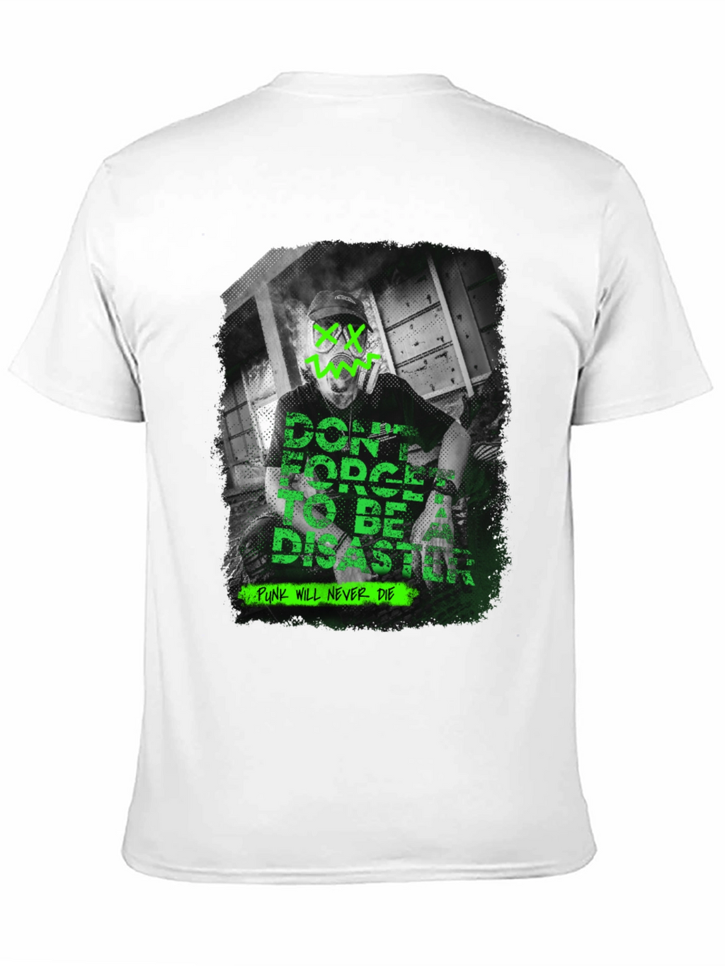 Edgy Graphic T-Shirt: Punk Will Never Die