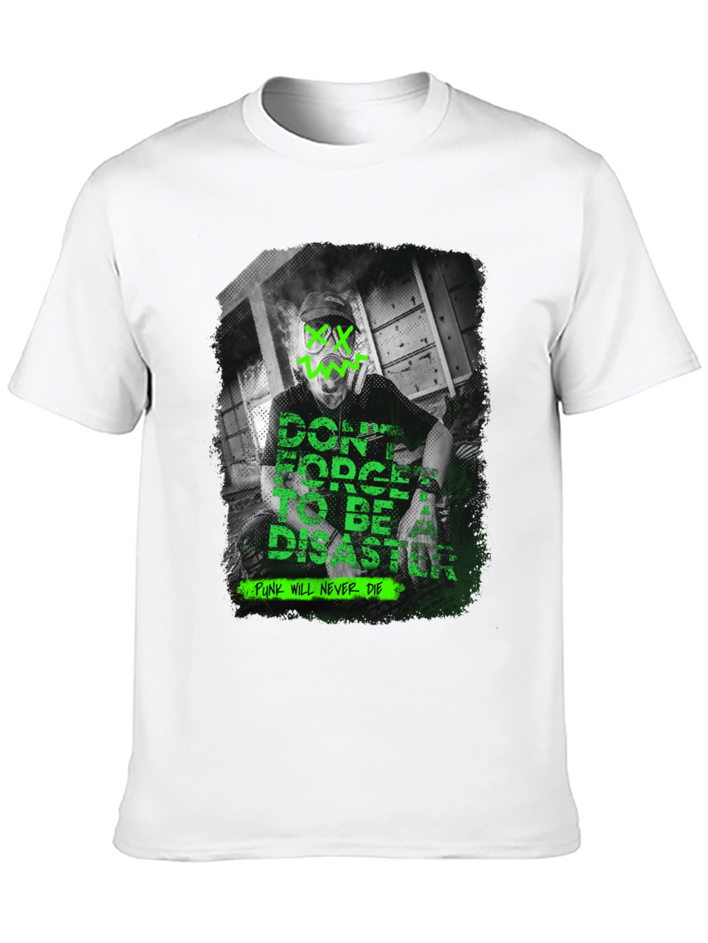 Edgy Graphic T-Shirt: Punk Will Never Die