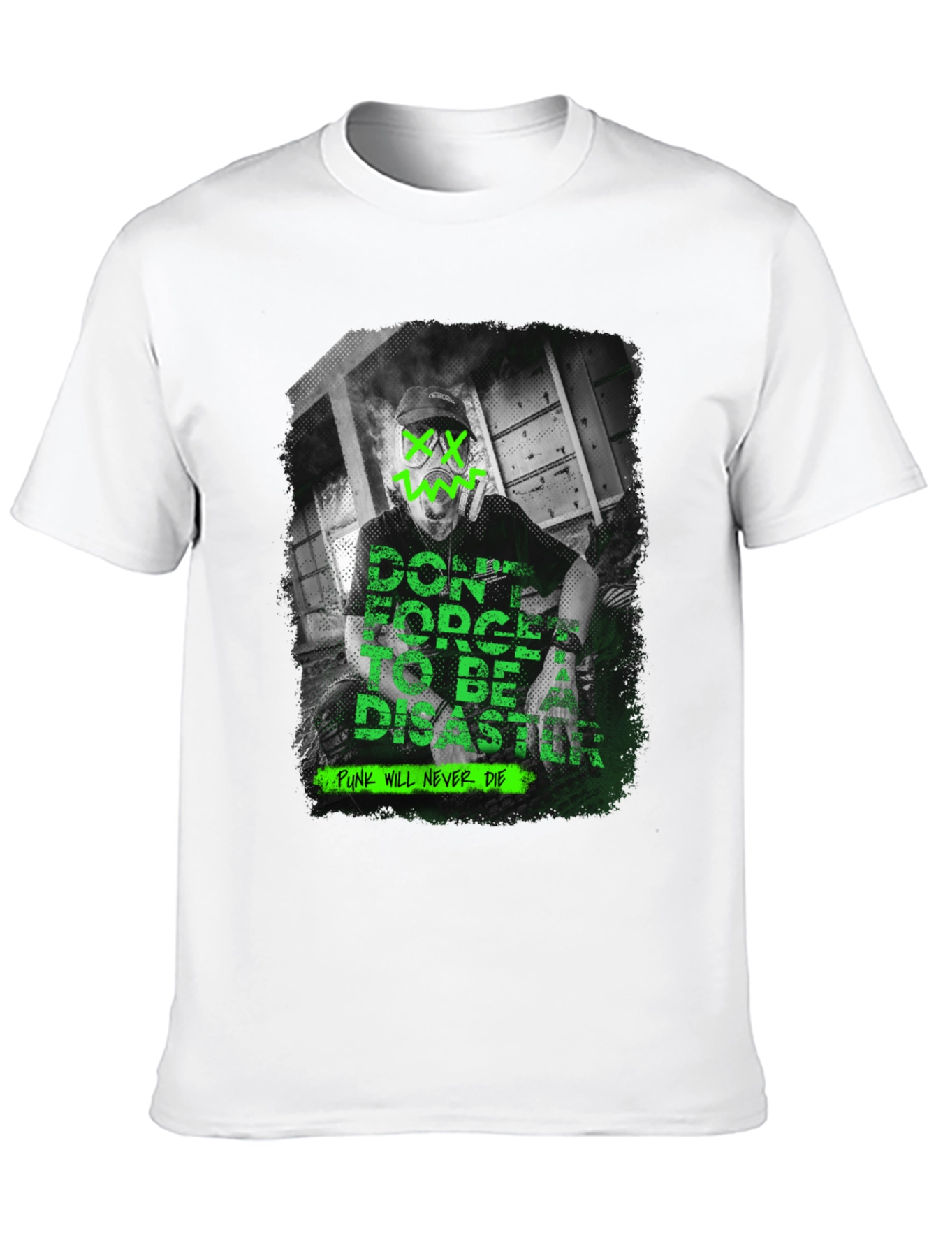 Edgy Graphic T-Shirt: Punk Will Never Die