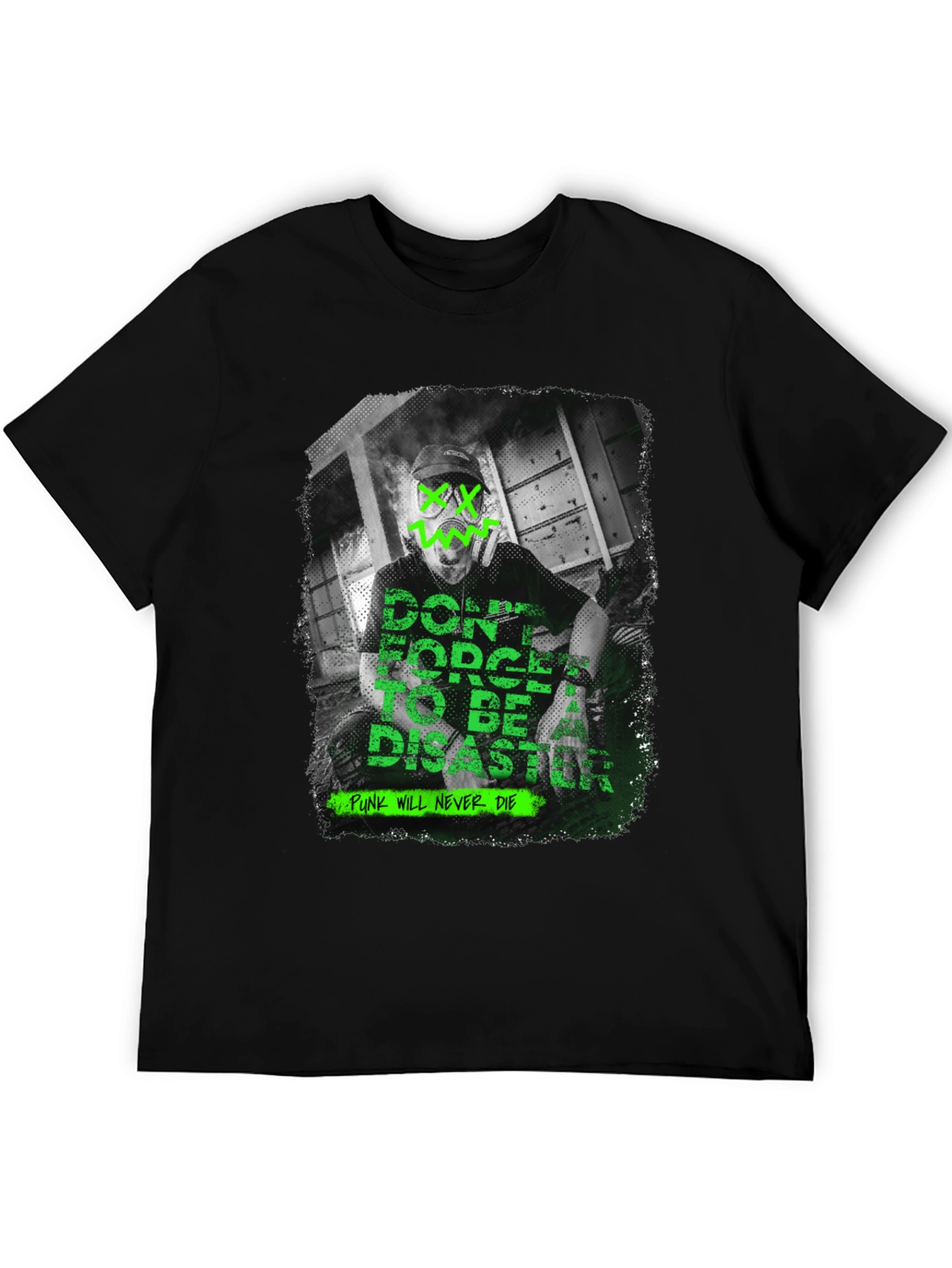 Edgy Graphic T-Shirt: Punk Will Never Die