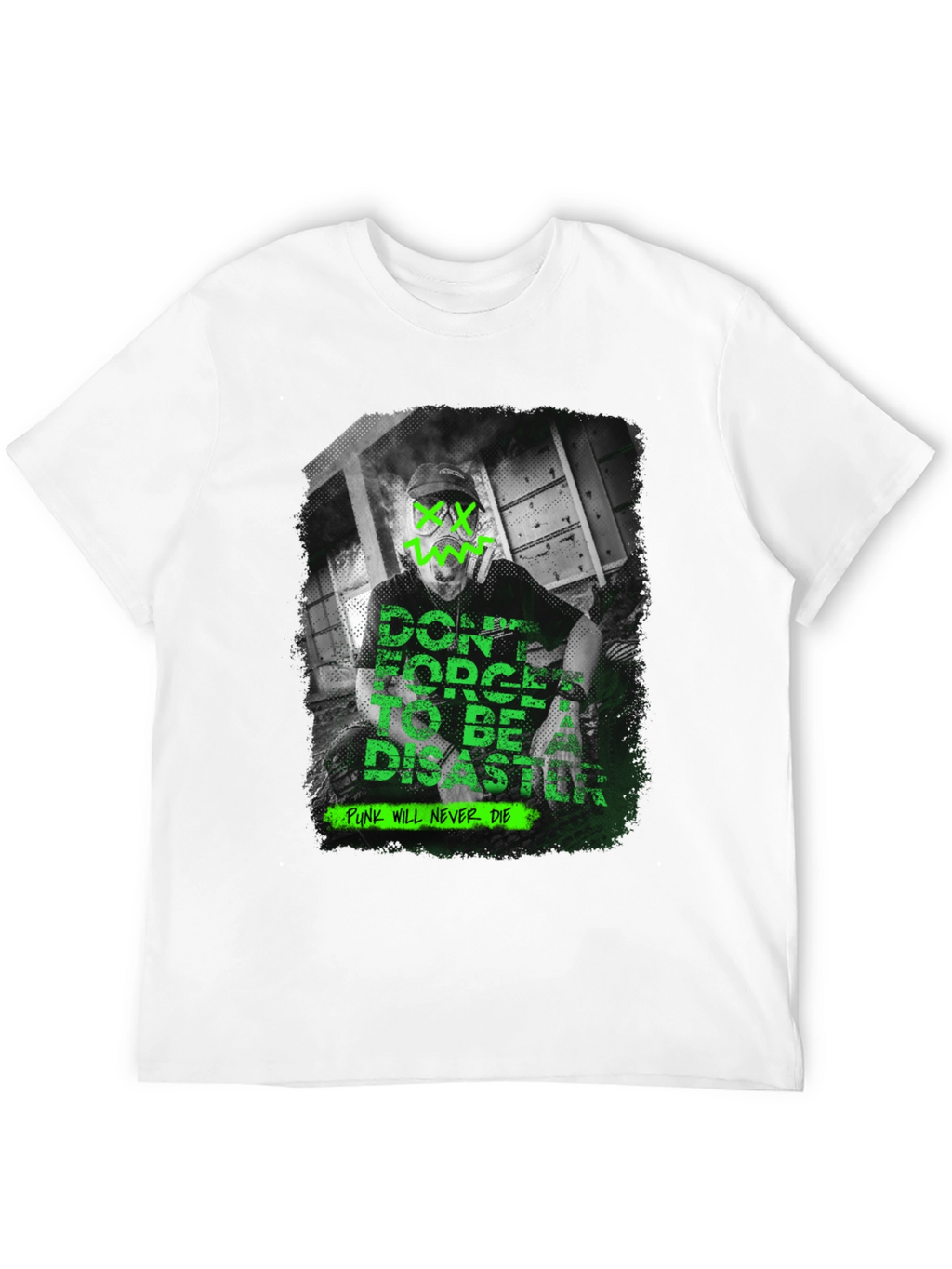 Edgy Graphic T-Shirt: Punk Will Never Die