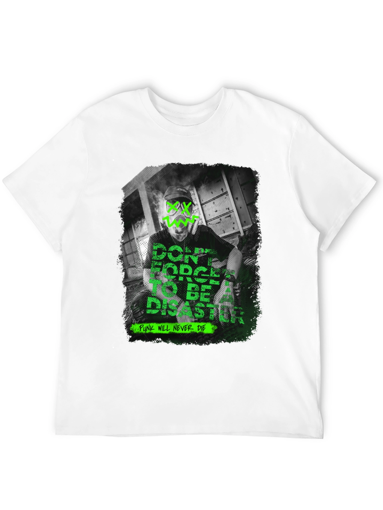 Edgy Graphic T-Shirt: Punk Will Never Die