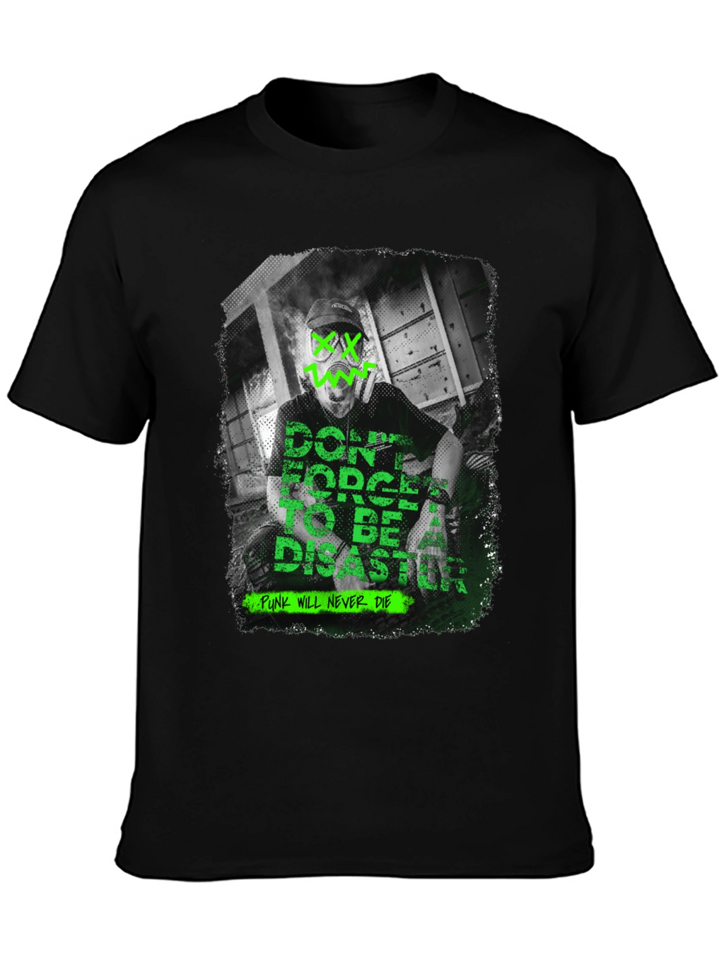 Edgy Graphic T-Shirt: Punk Will Never Die