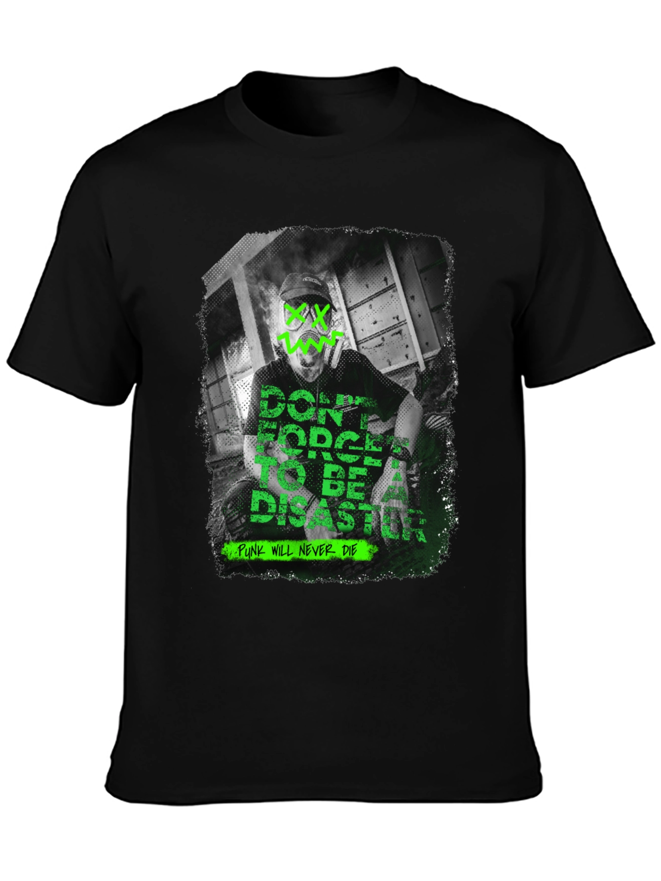 Edgy Graphic T-Shirt: Punk Will Never Die