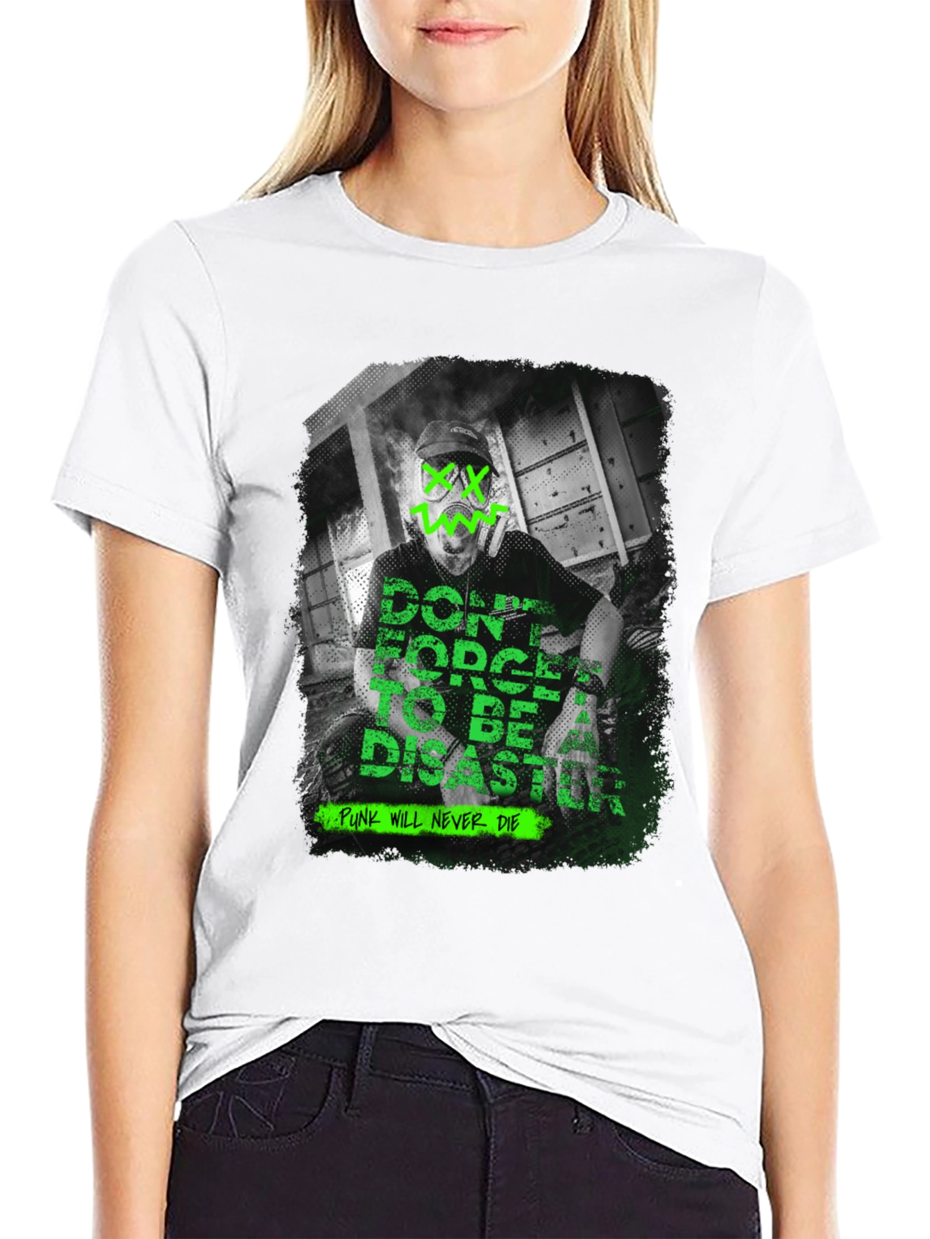 Edgy Graphic T-Shirt: Punk Will Never Die