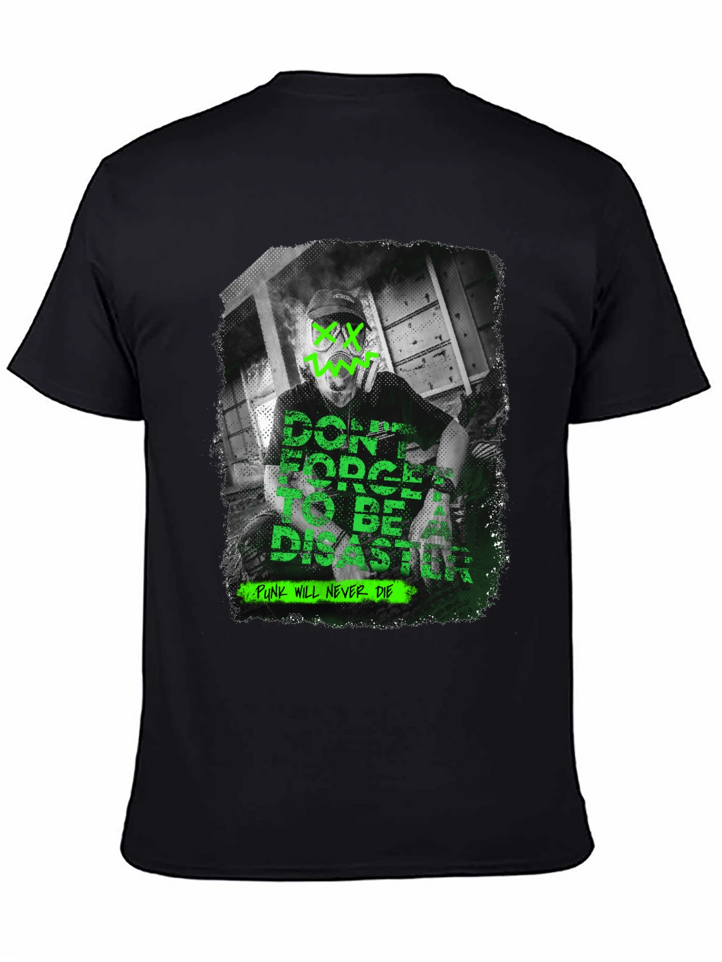 Edgy Graphic T-Shirt: Punk Will Never Die