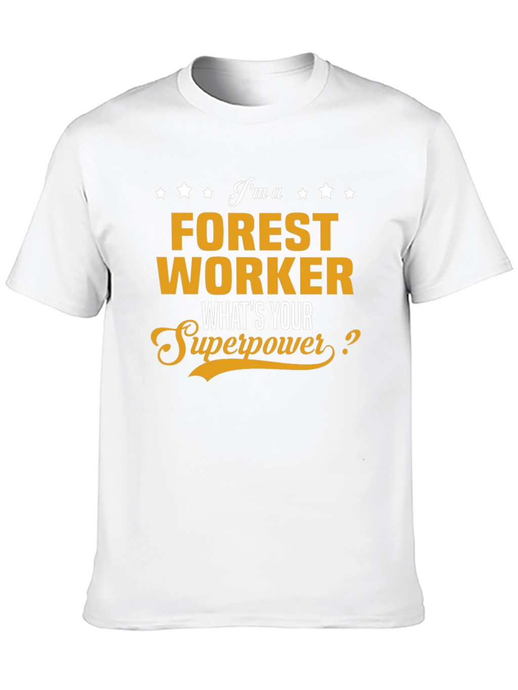Forest Worker Superpower T-Shirt - Black