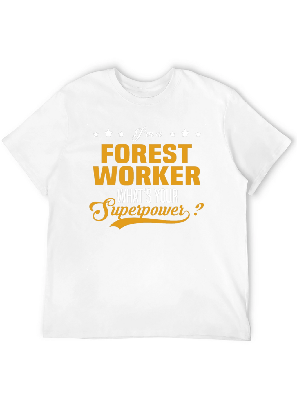 Forest Worker Superpower T-Shirt - Black
