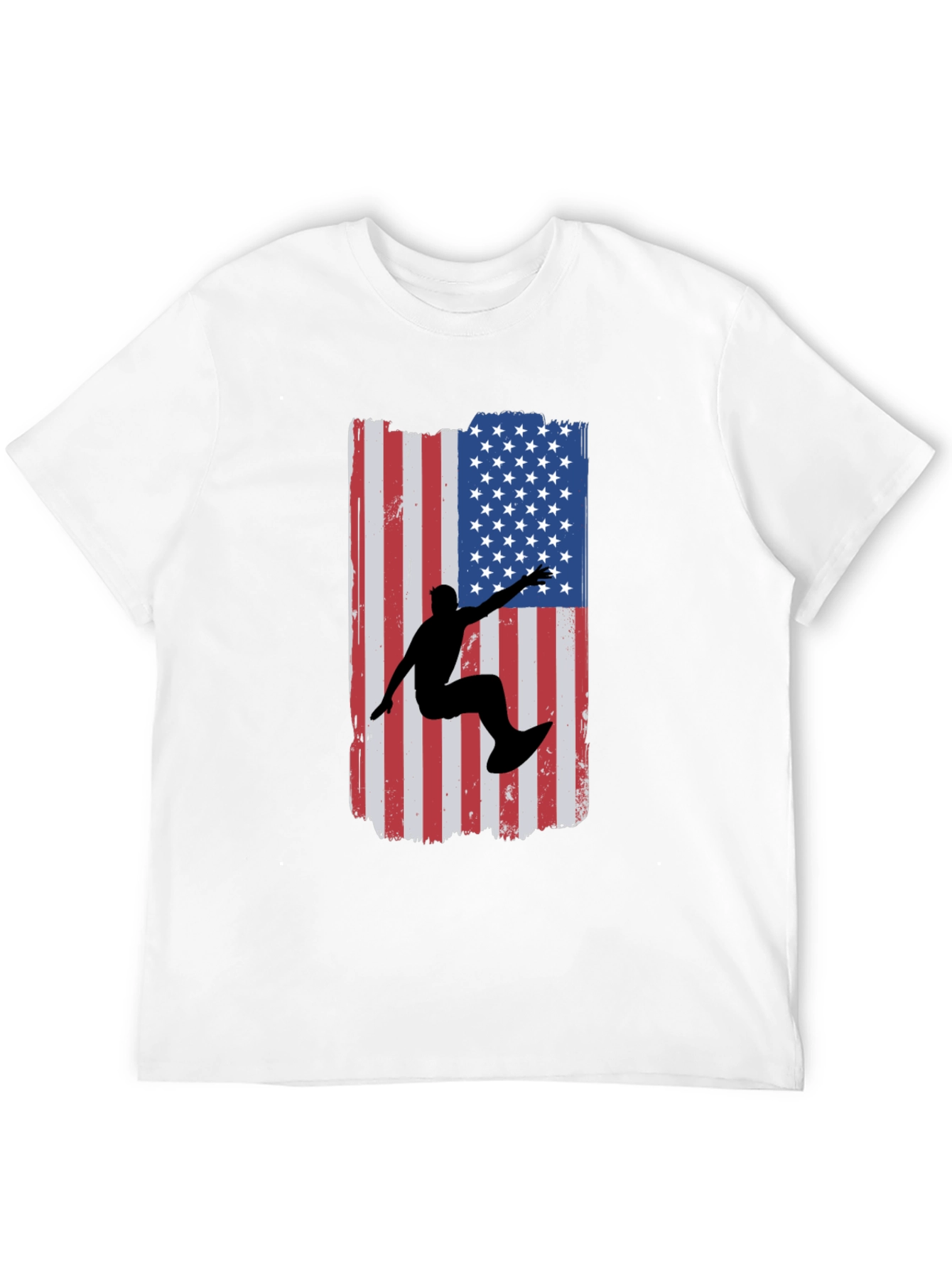 American Surfer Graphic Tee - Black Cotton T-Shirt