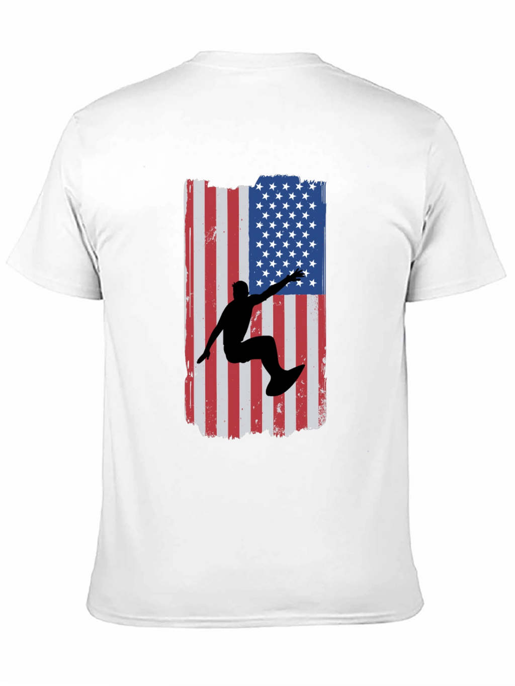 American Surfer Graphic Tee - Black Cotton T-Shirt