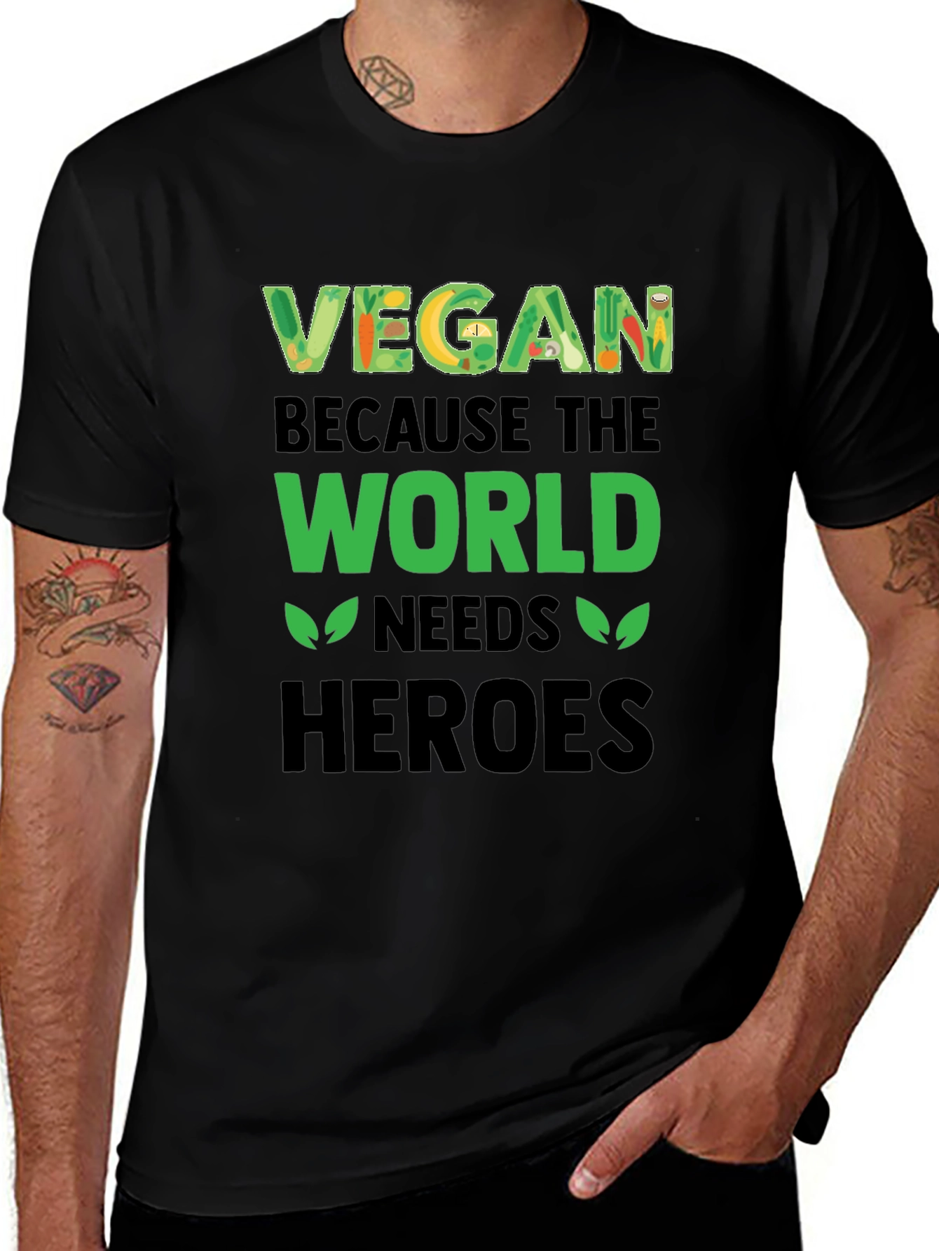 Vegan Hero T-Shirt - Plant-Based Lifestyle Tee