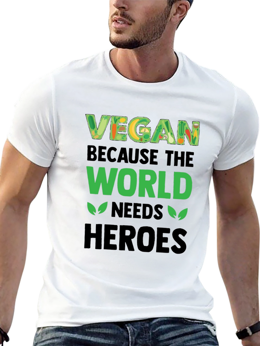 Vegan Hero T-Shirt - Plant-Based Lifestyle Tee