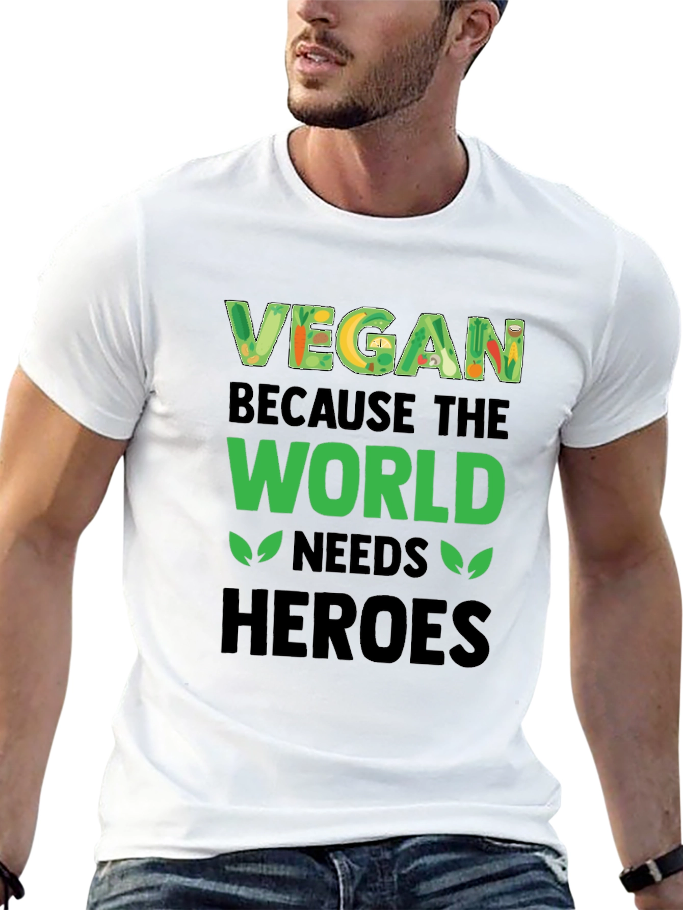 Vegan Hero T-Shirt - Plant-Based Lifestyle Tee