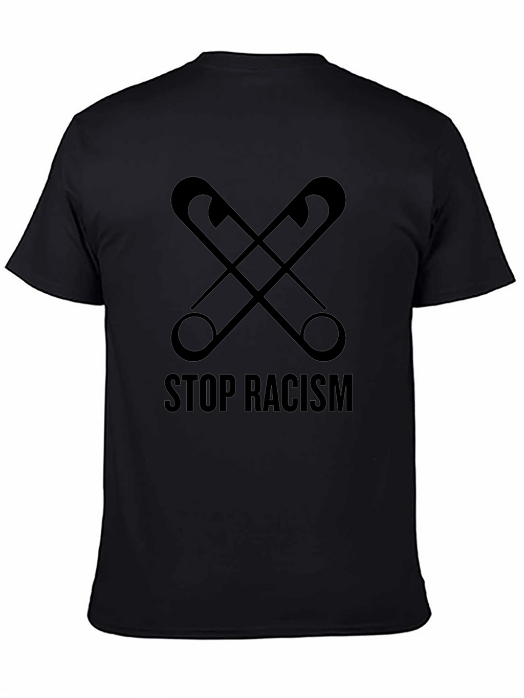 Stop Racism Safety Pin Graphic Tee - Unisex