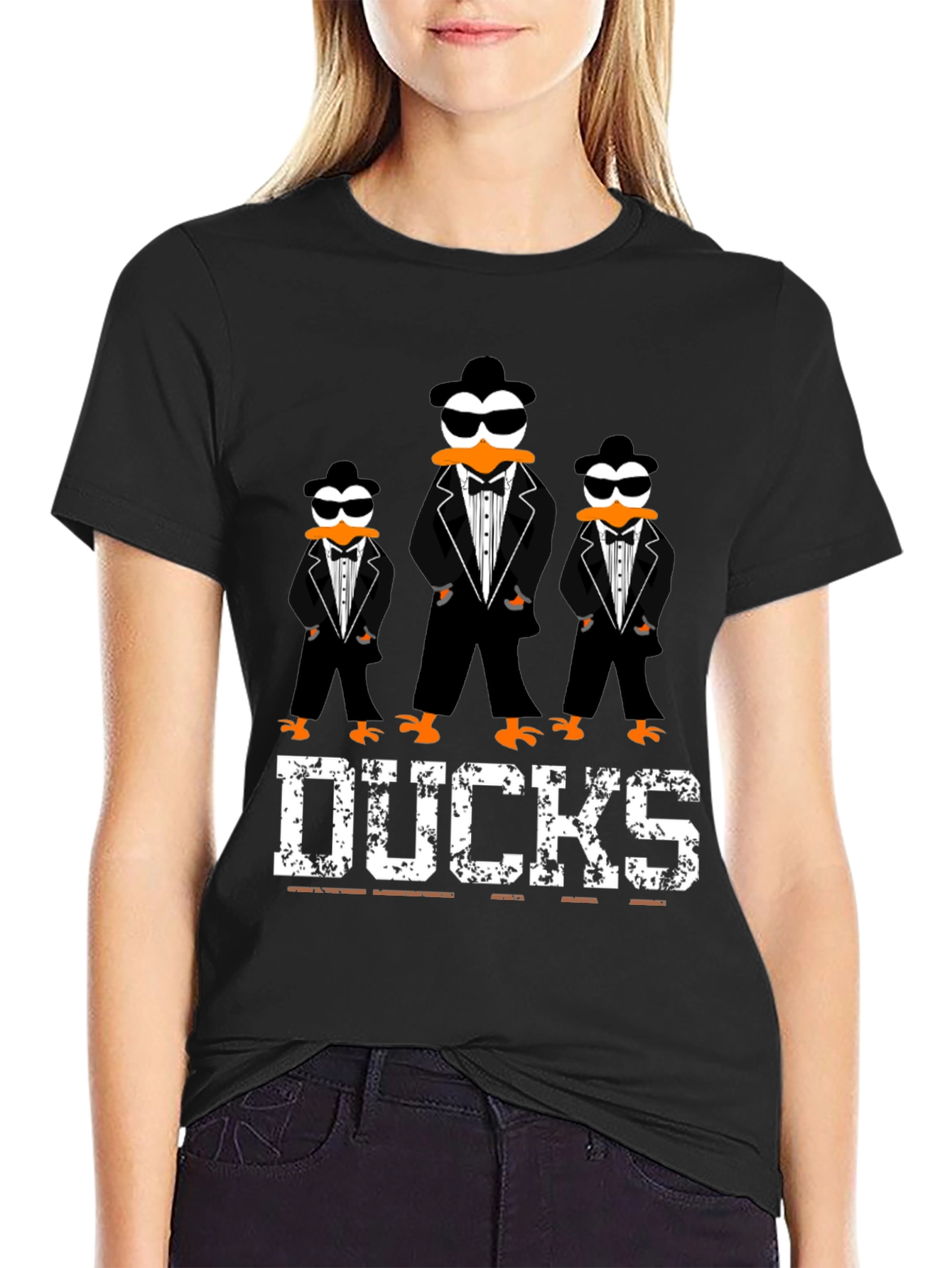 Ducks Tuxedo T-Shirt Cool Graphic Tee