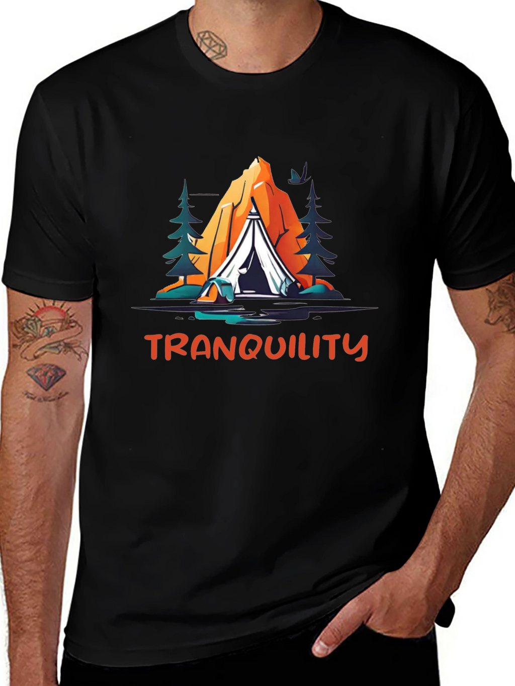 Tranquility Camping Graphic Tee