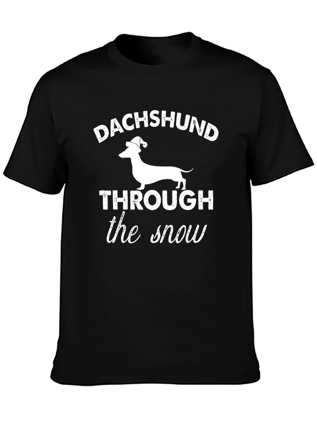 Dachshund Through the Snow Graphic T-Shirt