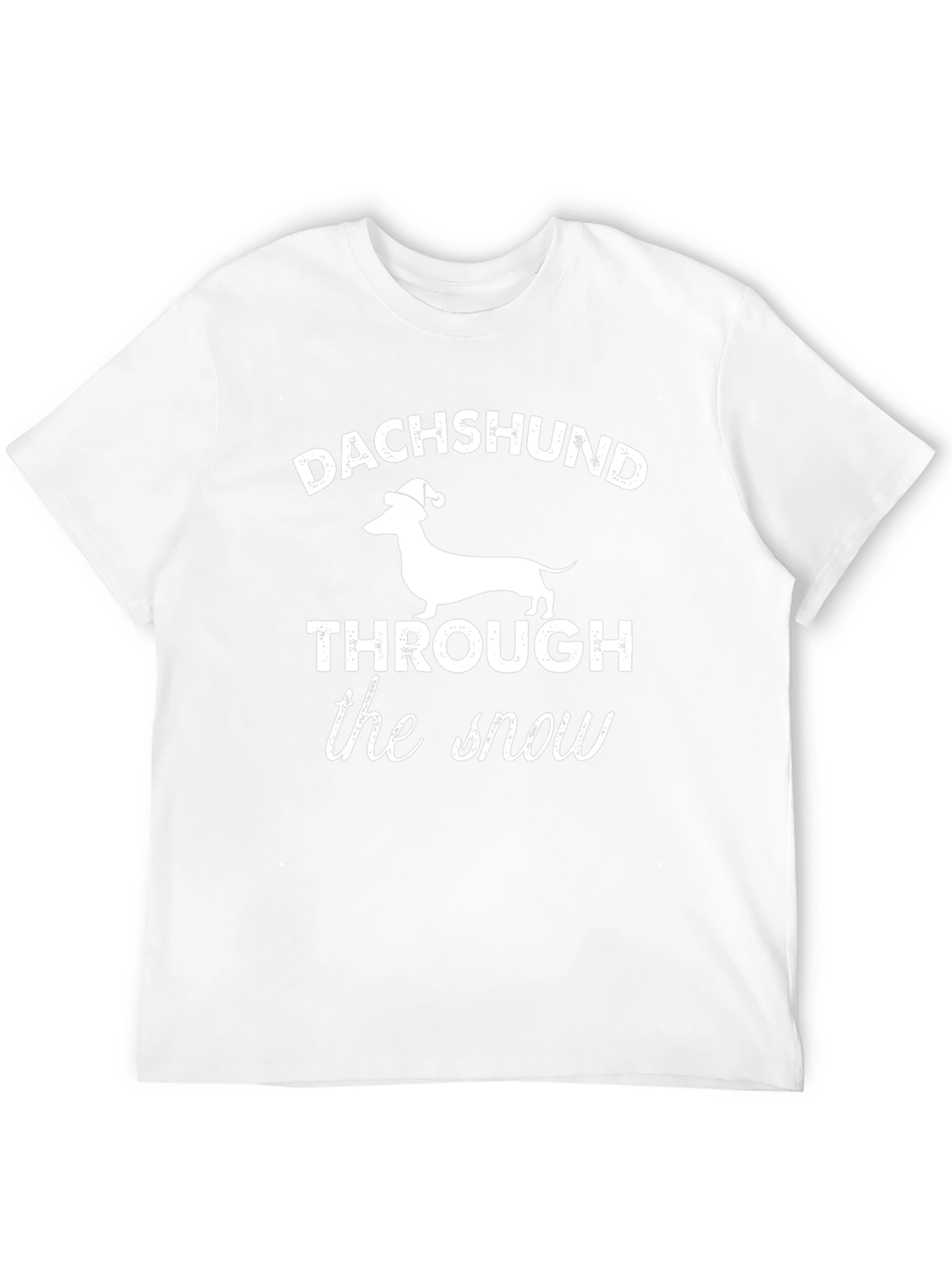 Dachshund Through the Snow Graphic T-Shirt