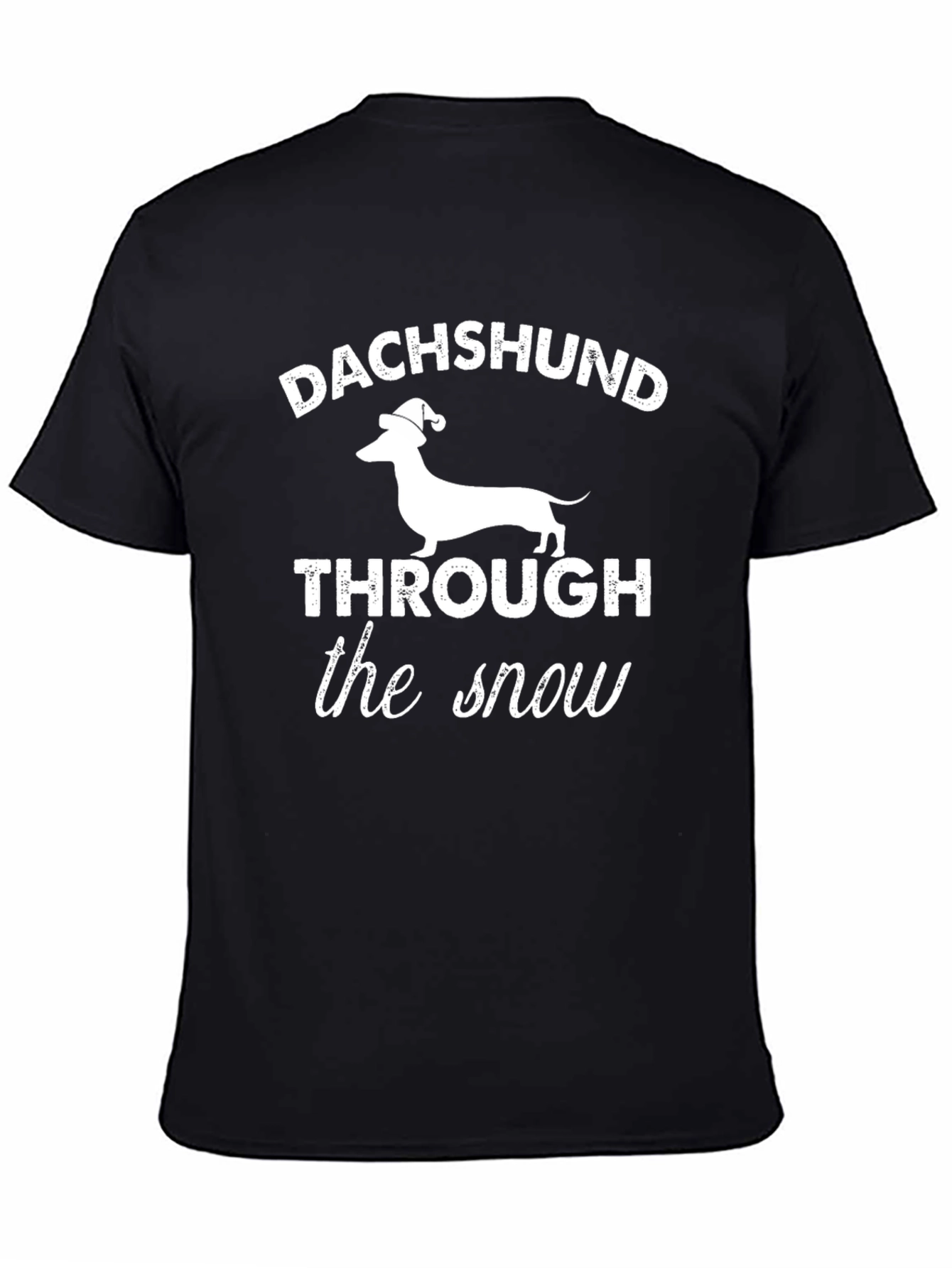 Dachshund Through the Snow Graphic T-Shirt