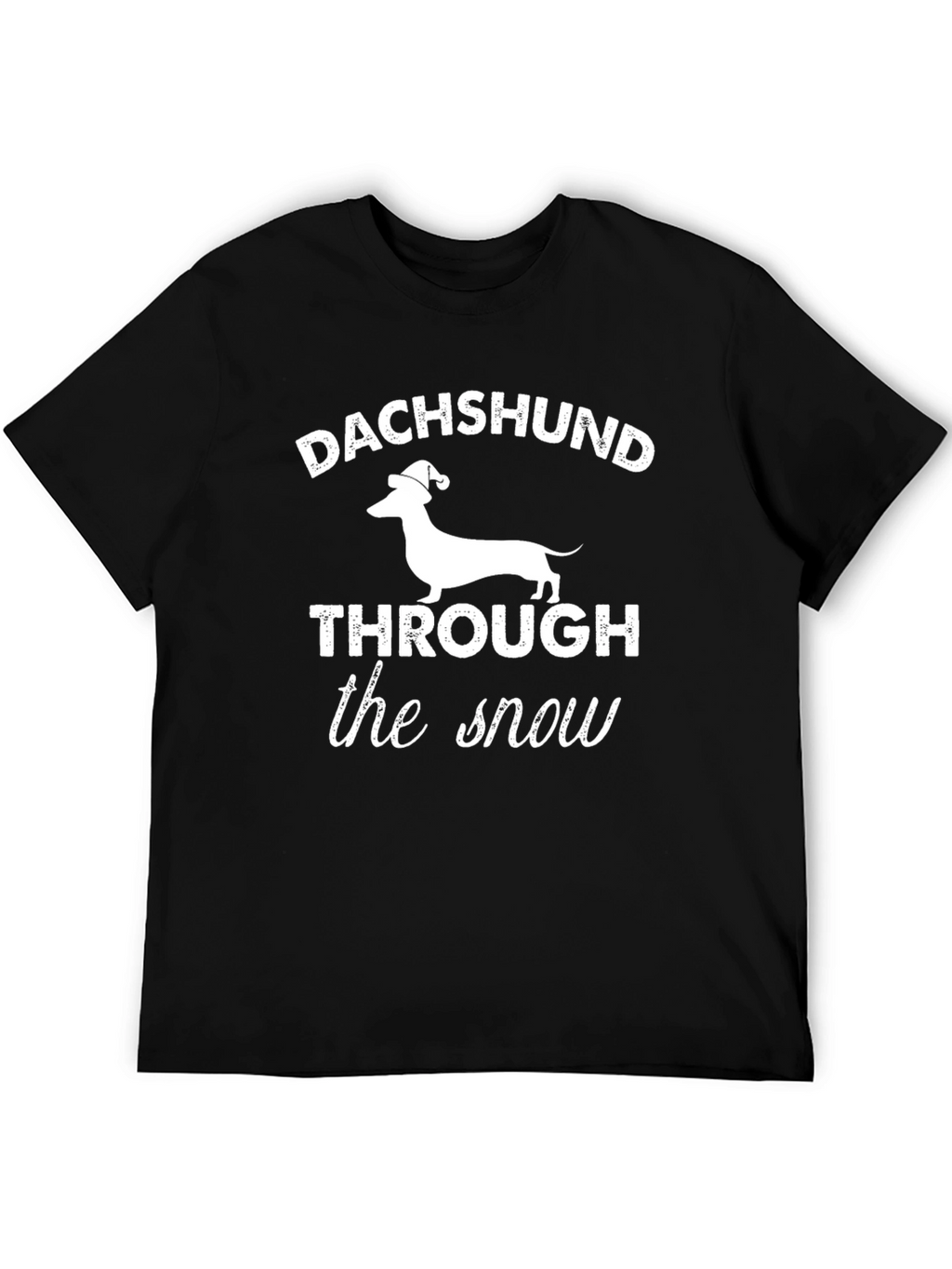 Dachshund Through the Snow Graphic T-Shirt