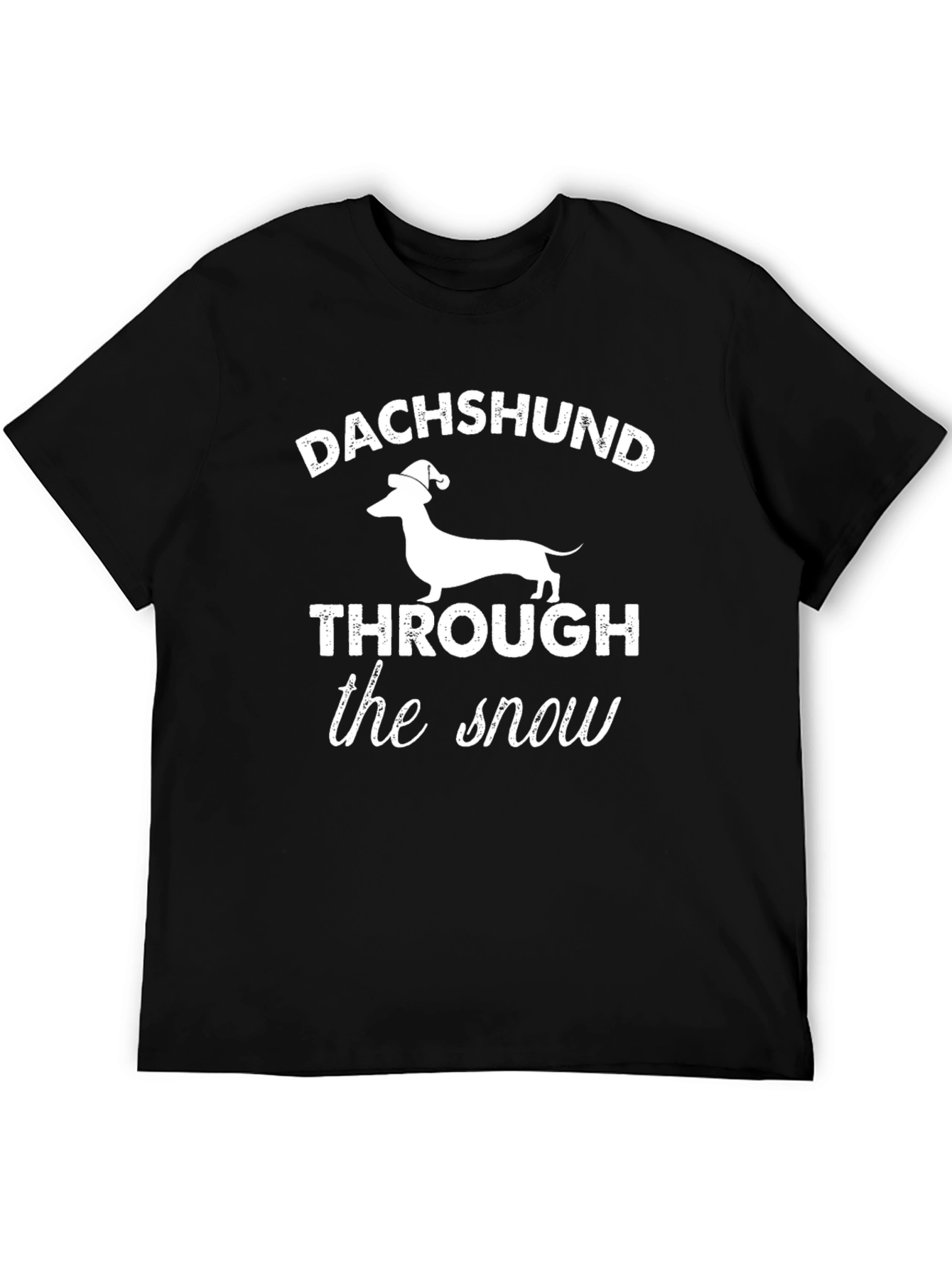 Dachshund Through the Snow Graphic T-Shirt