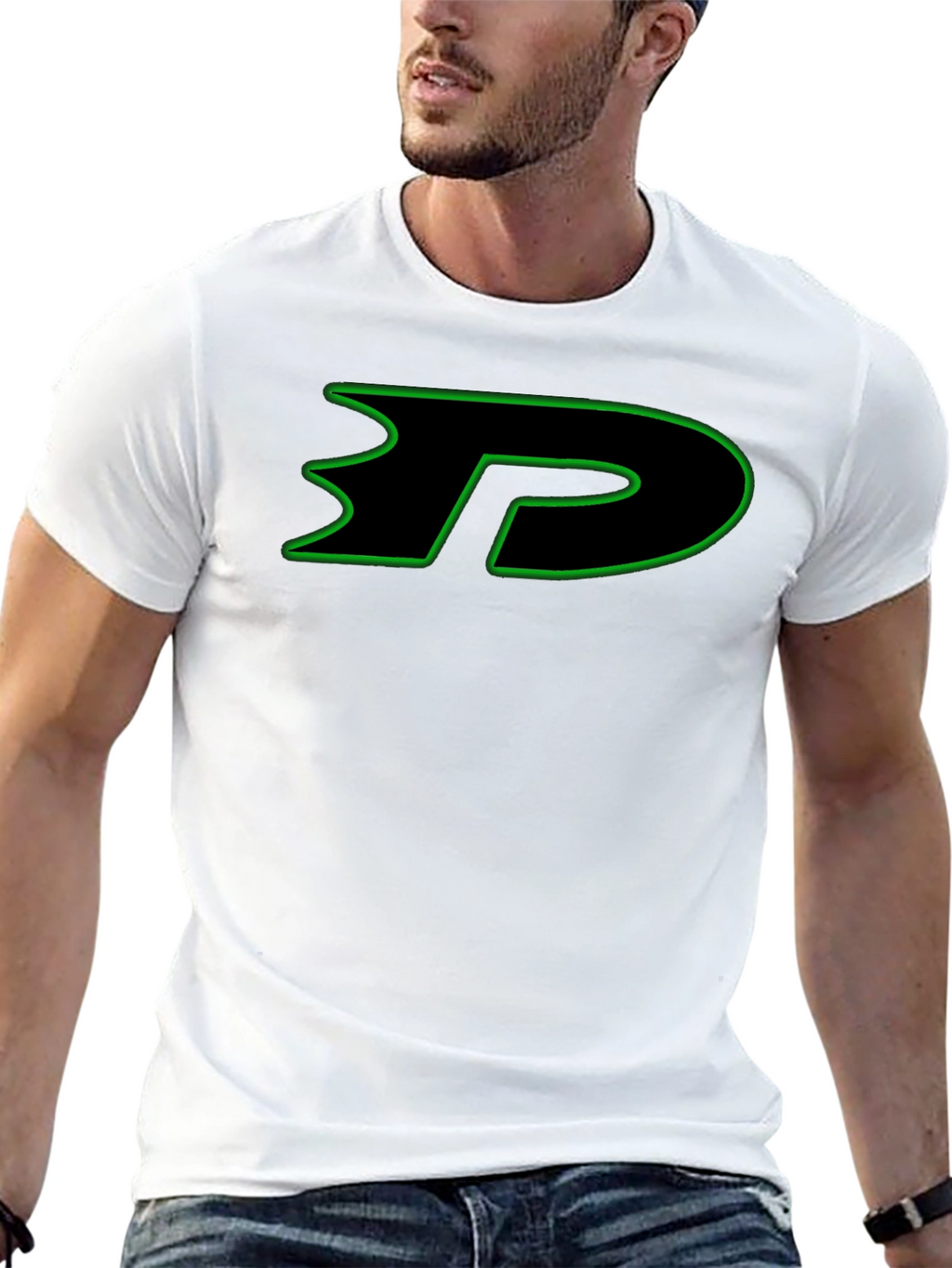 Danny Phantom Logo Black T-Shirt
