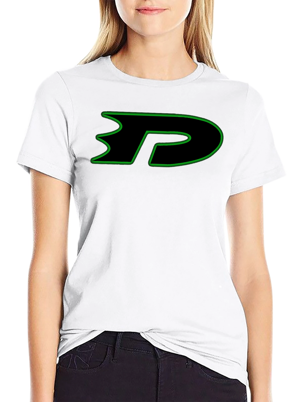 Danny Phantom Logo Black T-Shirt