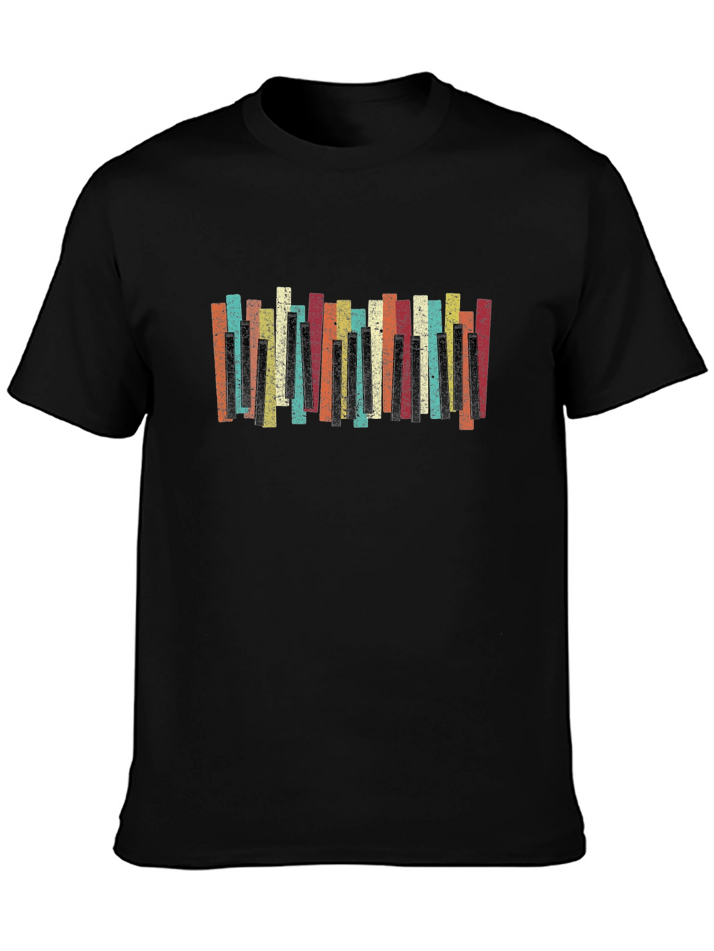 Retro Piano Keys Graphic Tee