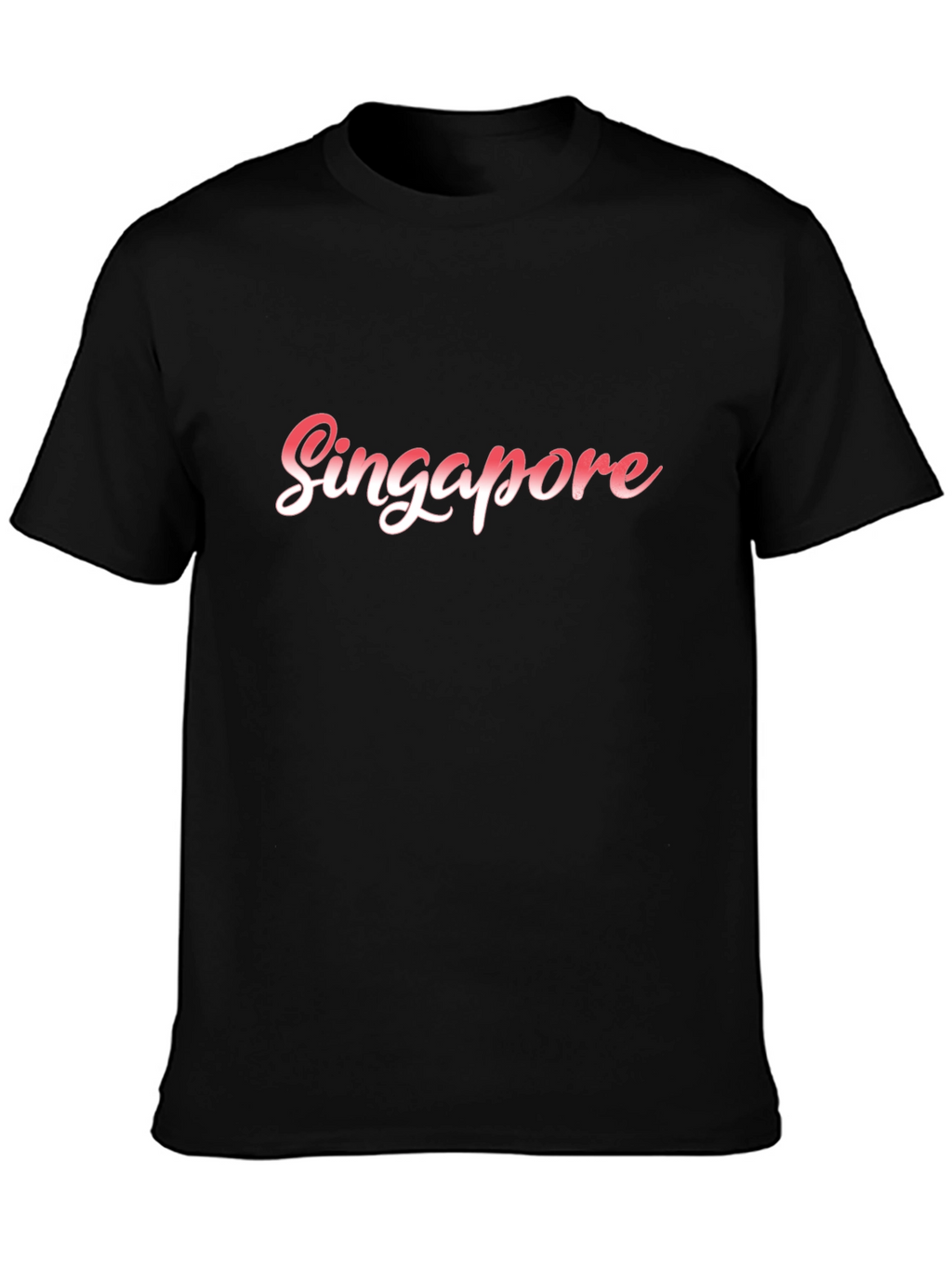 Singapore Graphic Tee - Stylish Black T-Shirt