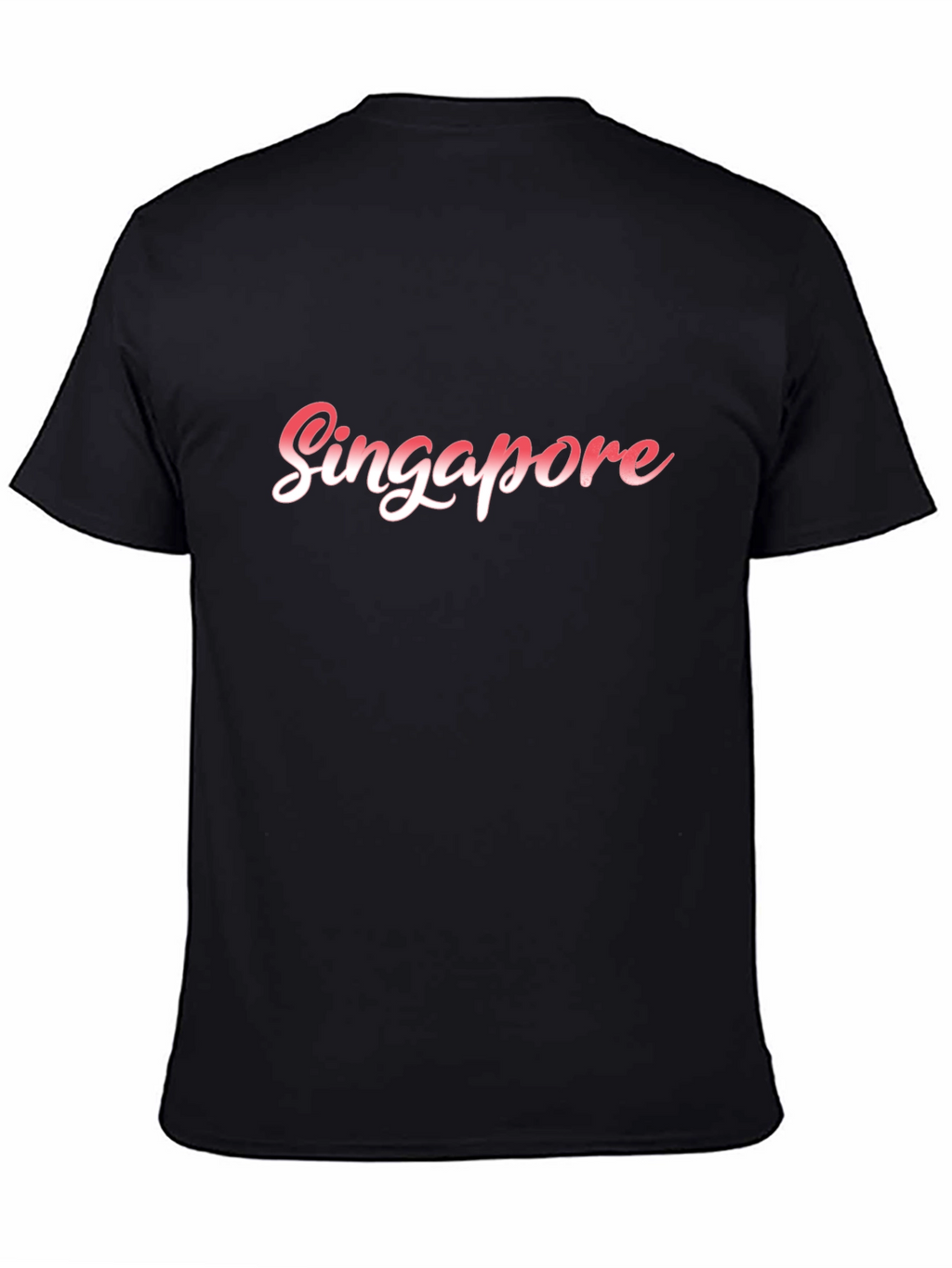 Singapore Graphic Tee - Stylish Black T-Shirt