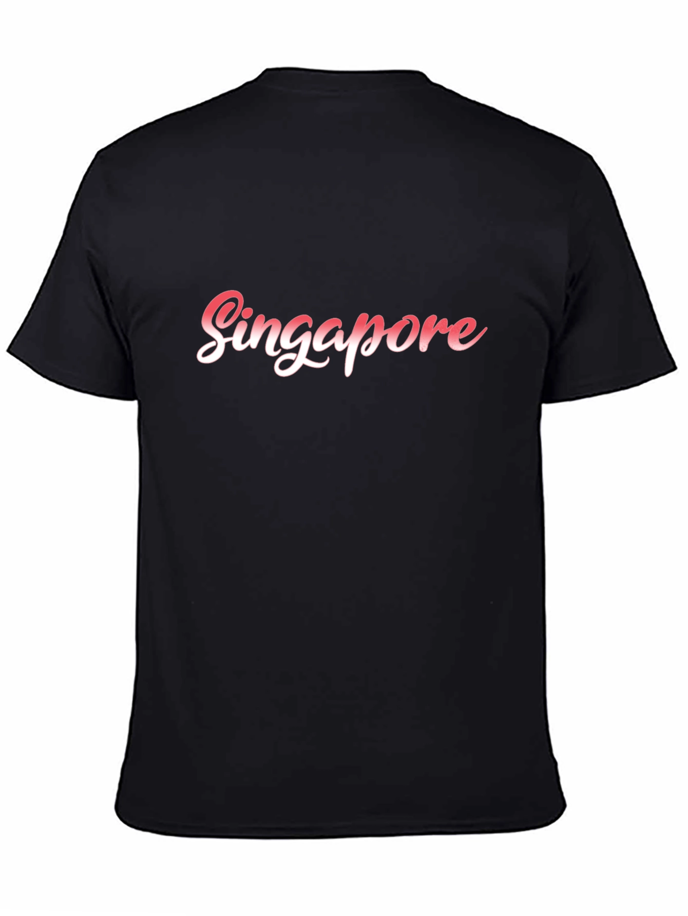 Singapore Graphic Tee - Stylish Black T-Shirt