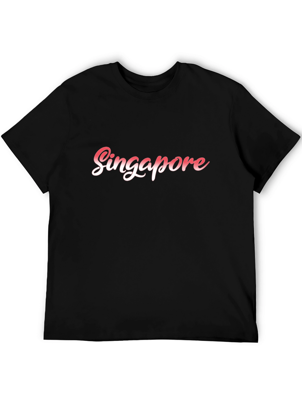 Singapore Graphic Tee - Stylish Black T-Shirt